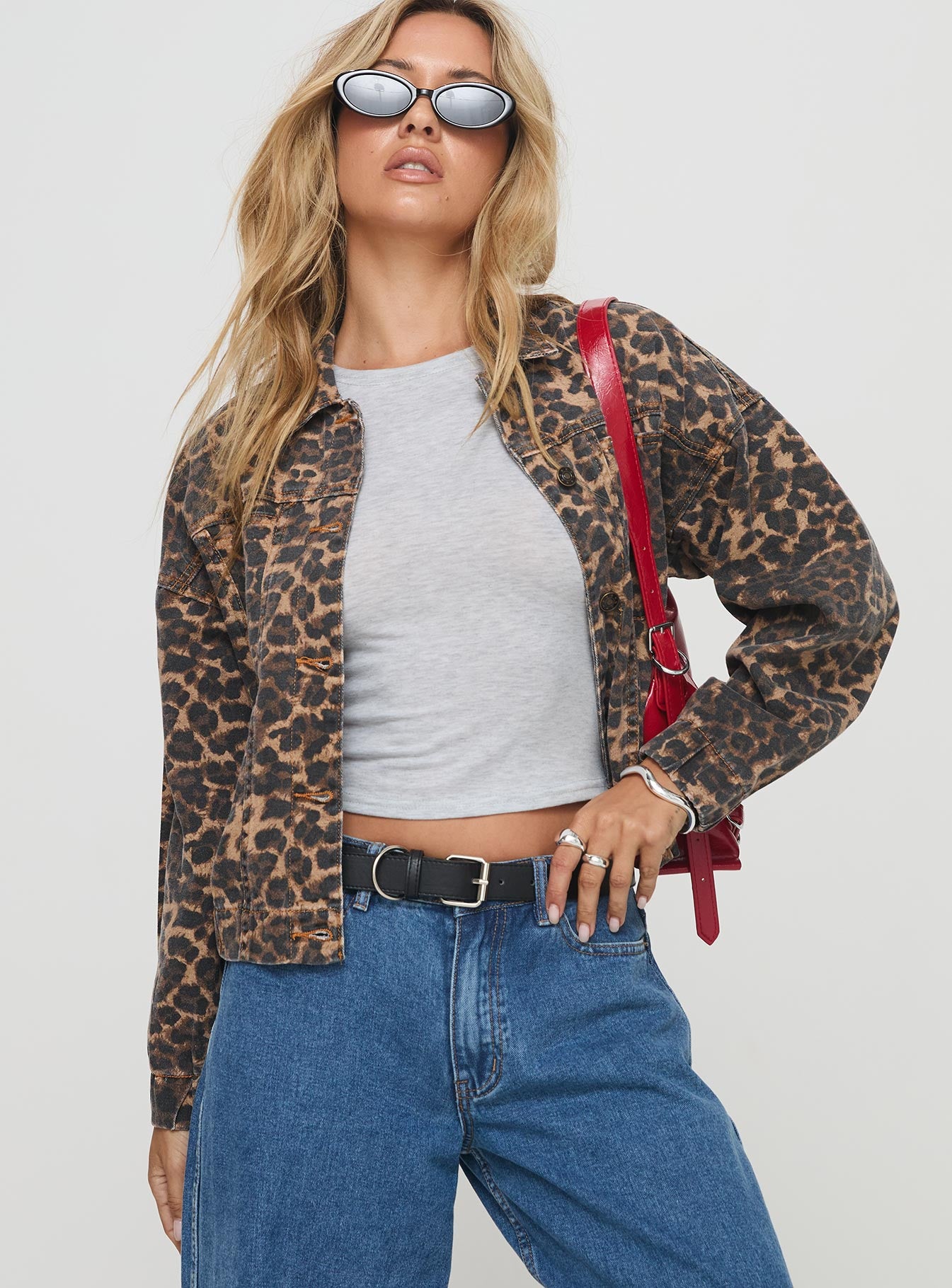 Carmela Jacket Leopard-Vipp Girl