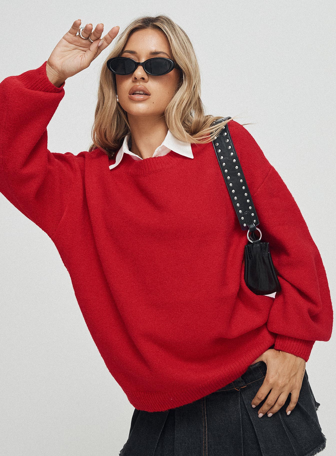 Ryanna Sweater Red-Vipp Girl