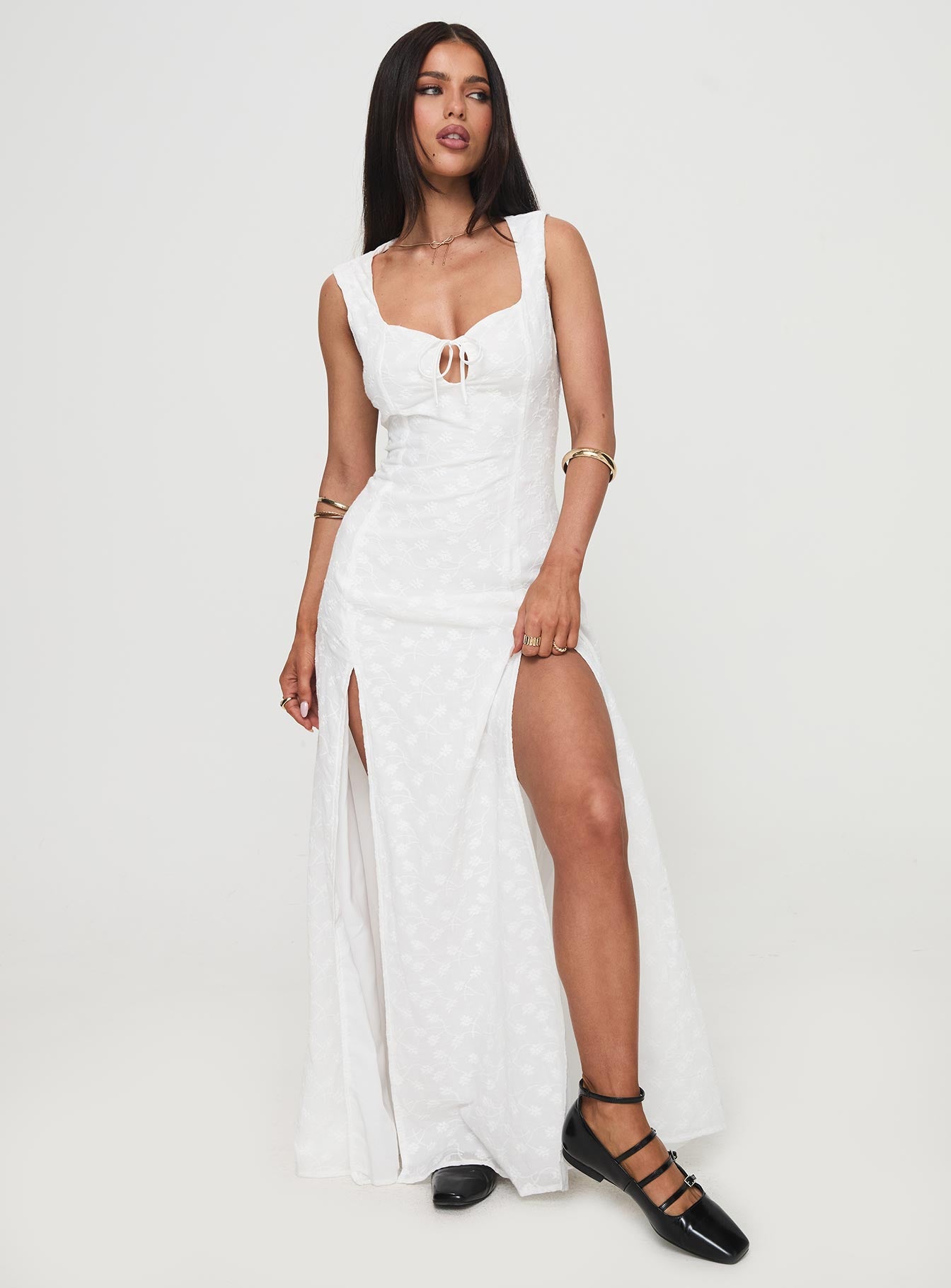 Good Game Maxi Dress White-Vipp Girl