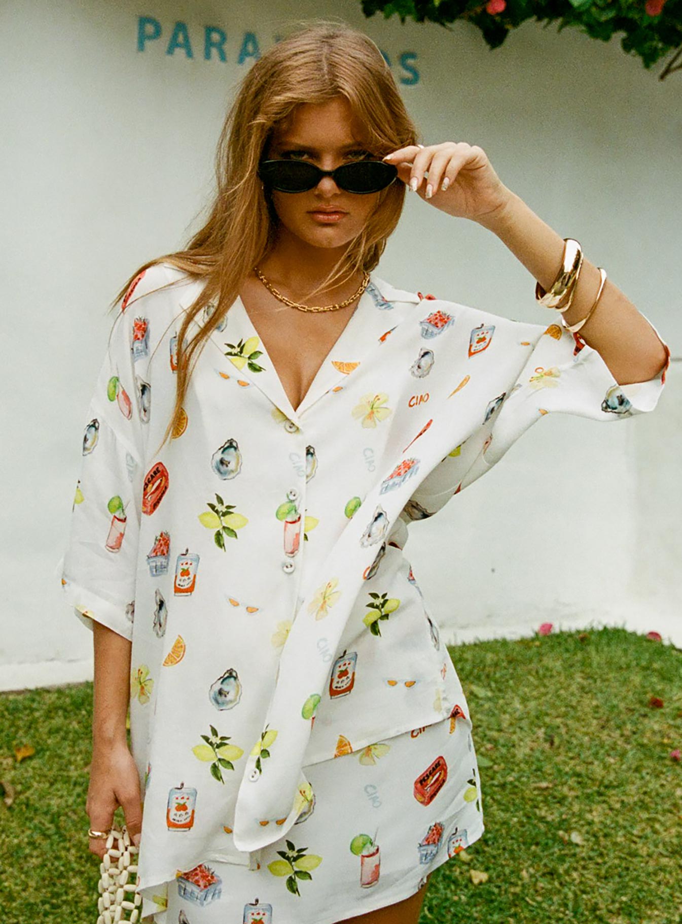 Caraliia Shirt White / Multi-Vipp Girl