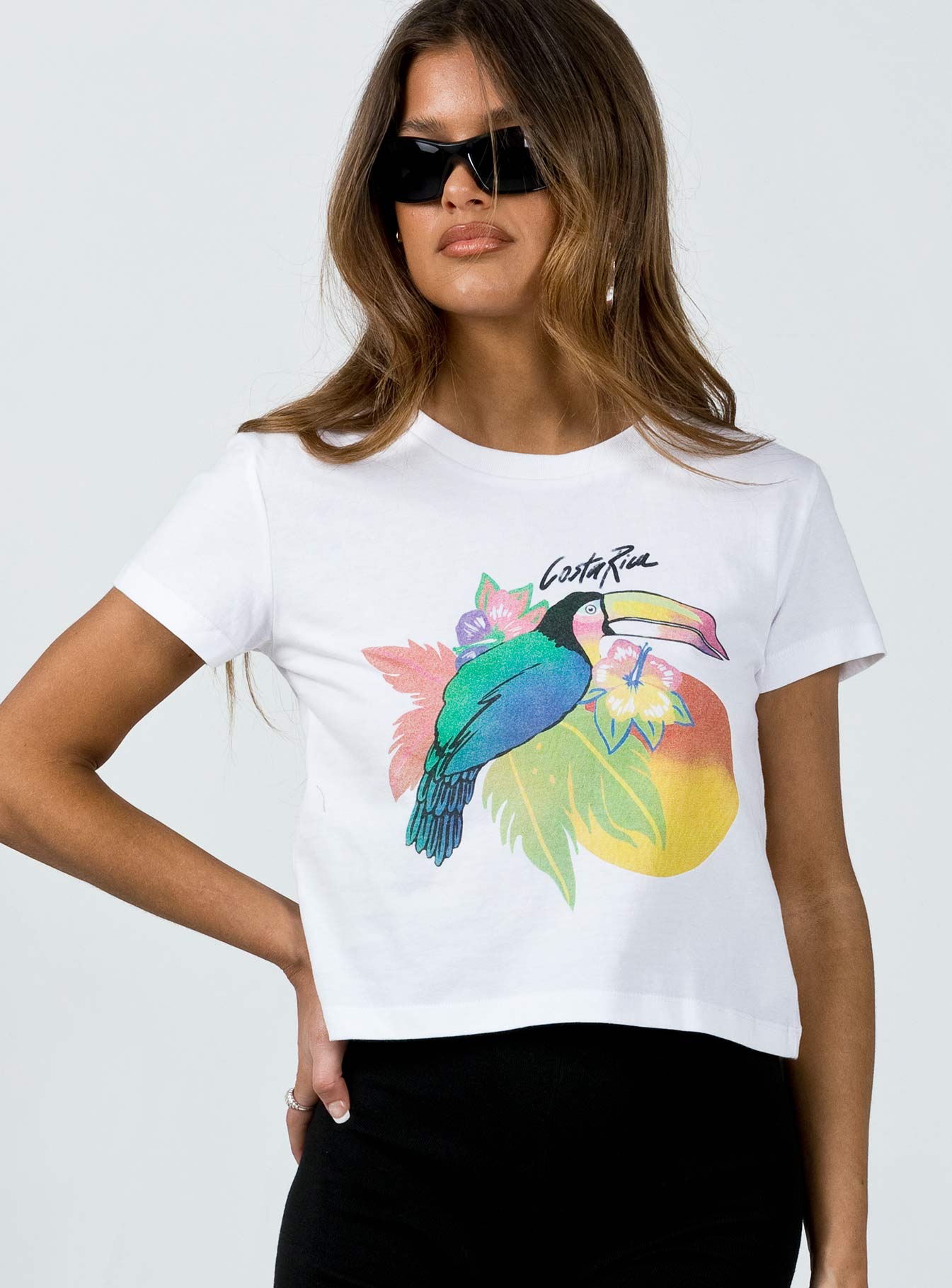 Costa Rica Tee White-Vipp Girl
