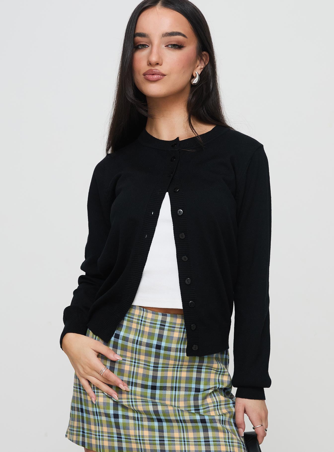 Capeside Knit Cardigan Black-Vipp Girl