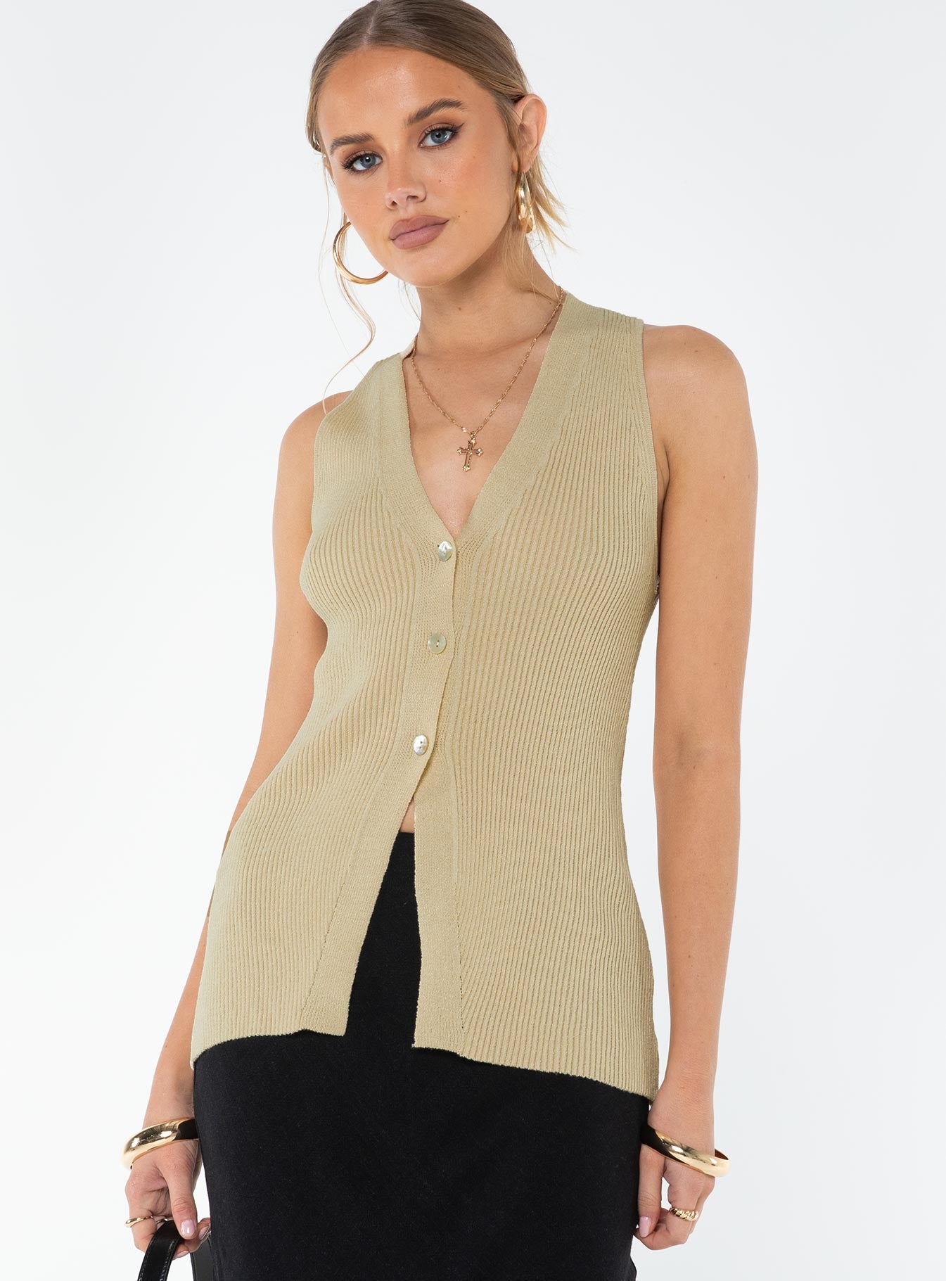 Careema Vest Top Ecru-Vipp Girl