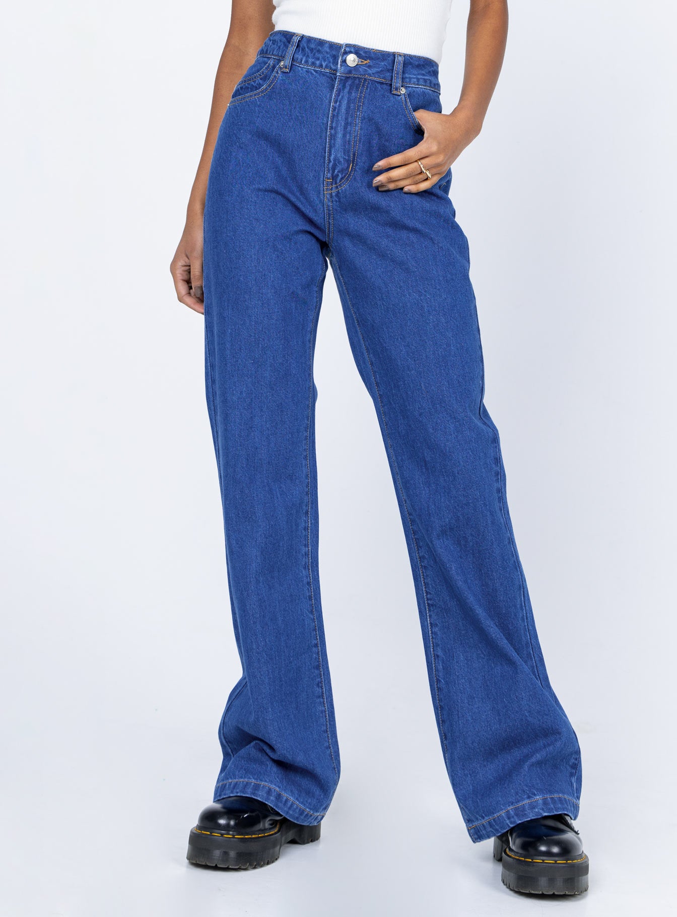 Cannes Flare Denim Jeans-Vipp Girl