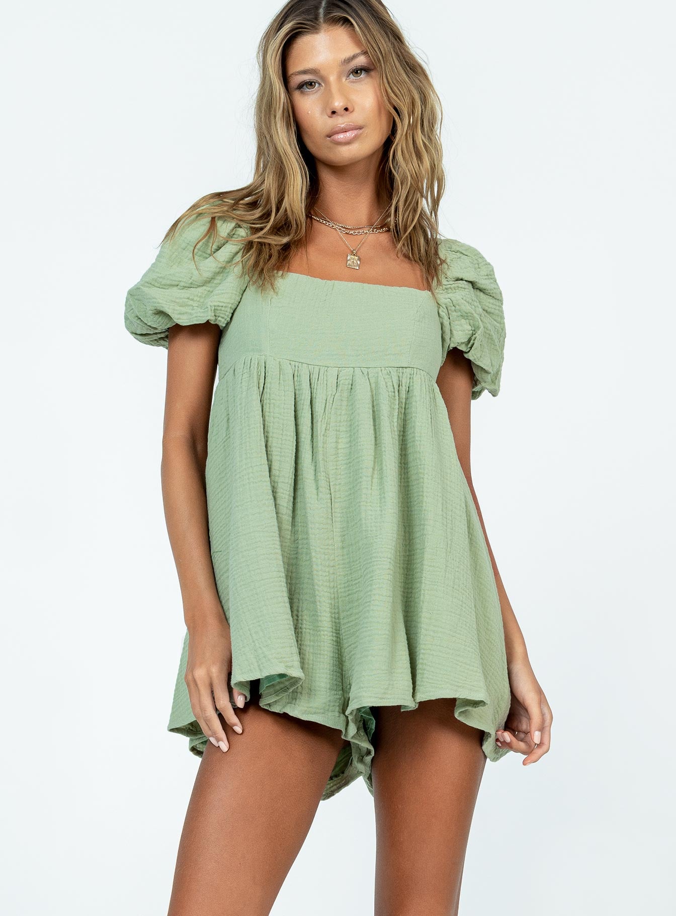 Lorna Romper Sage-Vipp Girl