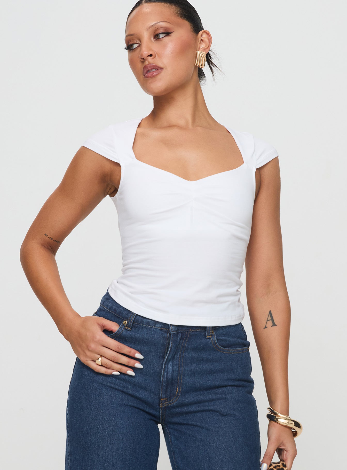 Gatler Top White-Vipp Girl