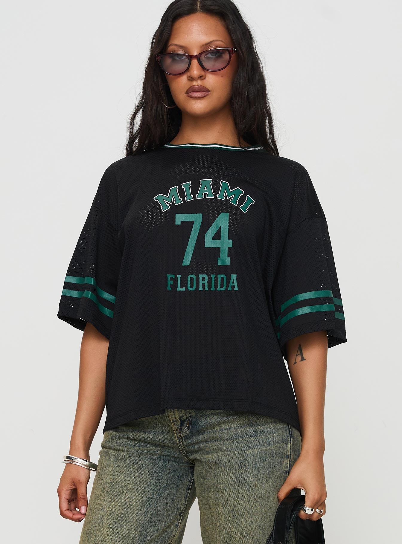 Miami 74 Top Black-Vipp Girl