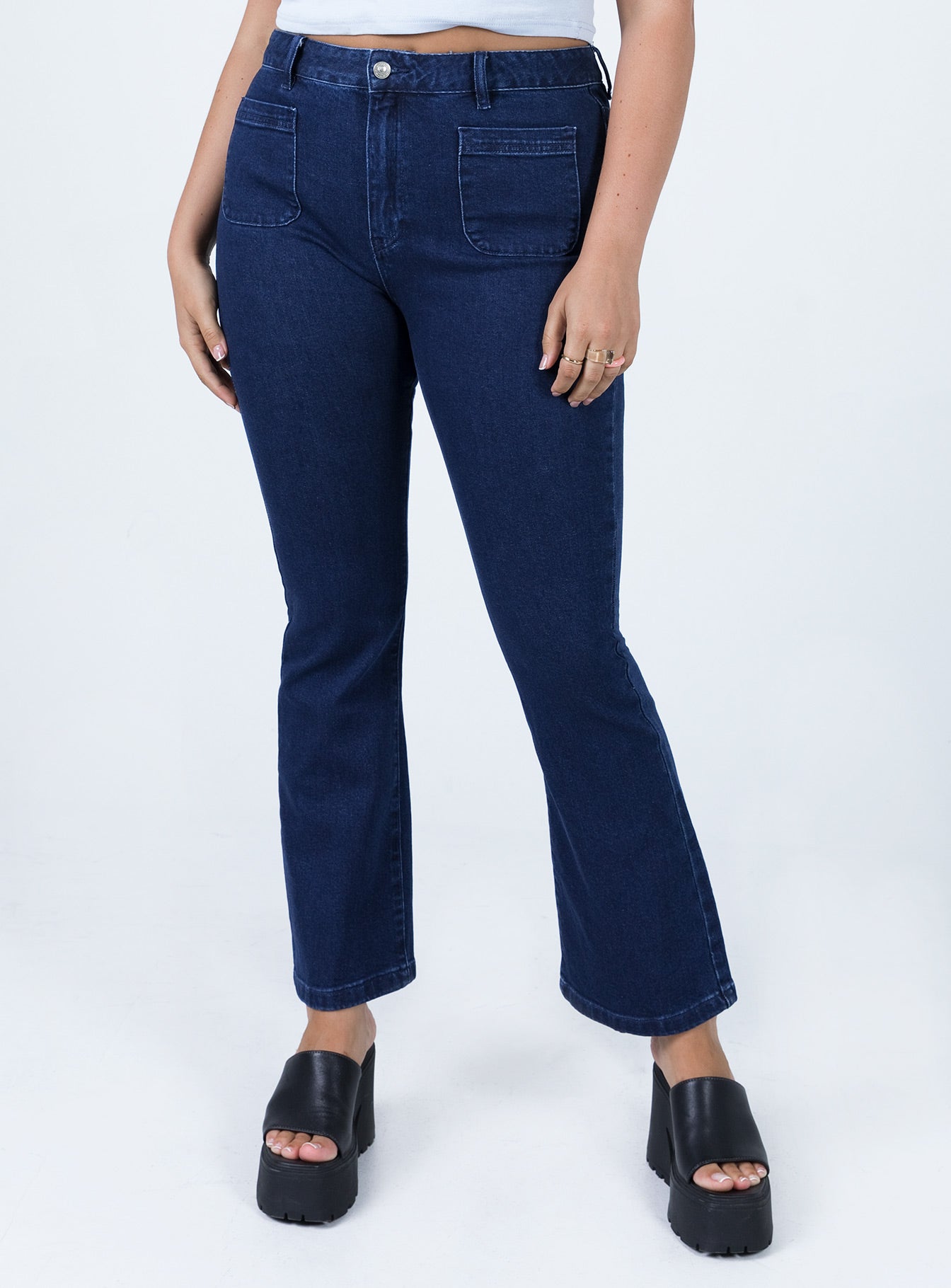 Dalta Mid Rise Flare Denim Jeans-Vipp Girl