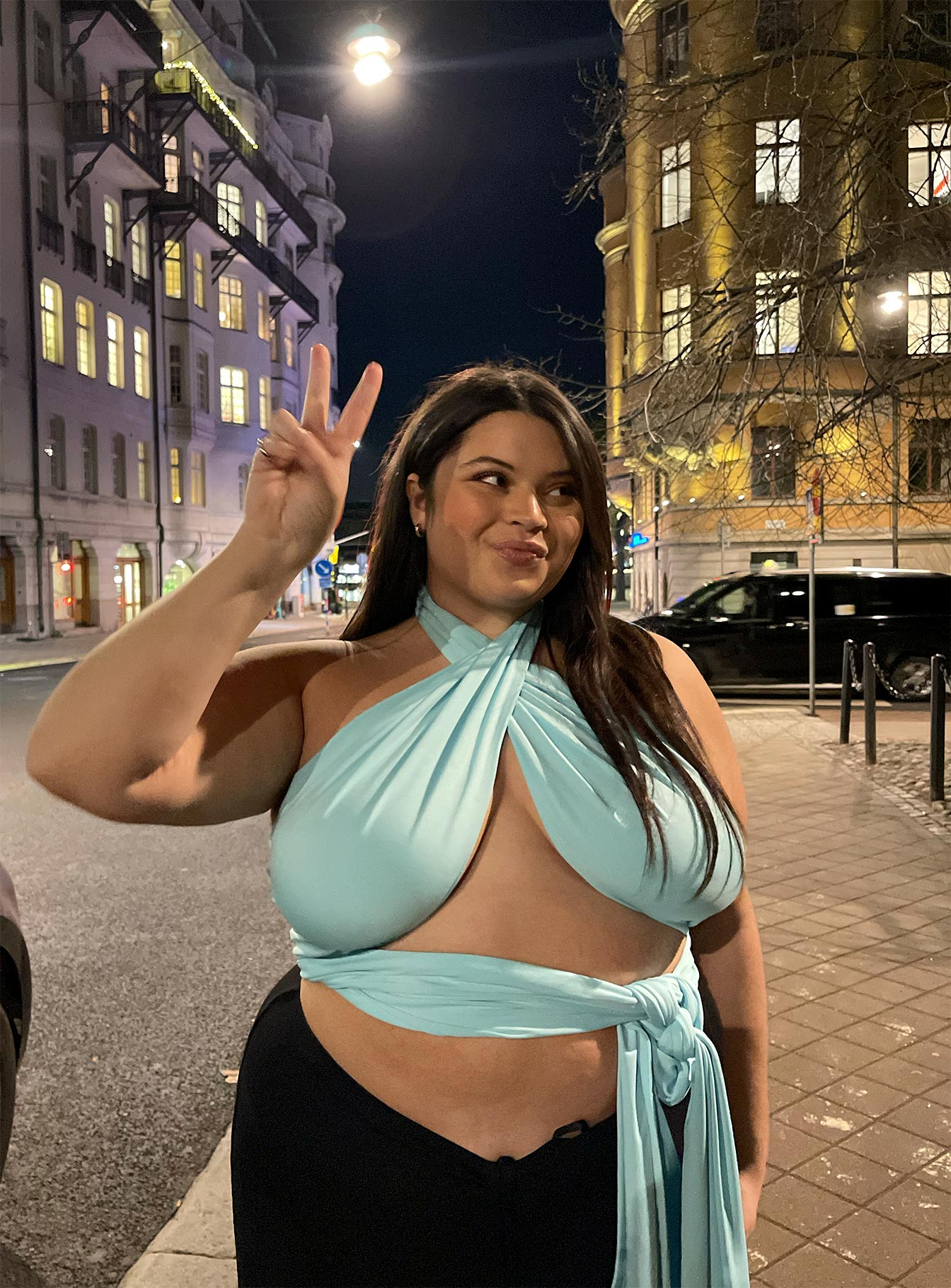 Midnight Top Blue Curve-Vipp Girl