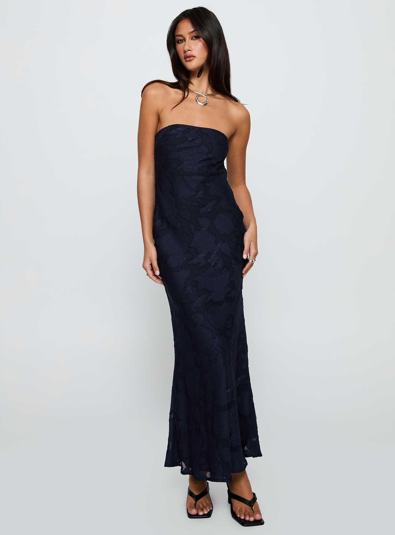 Haley Maxi Dress Navy-Vipp Girl