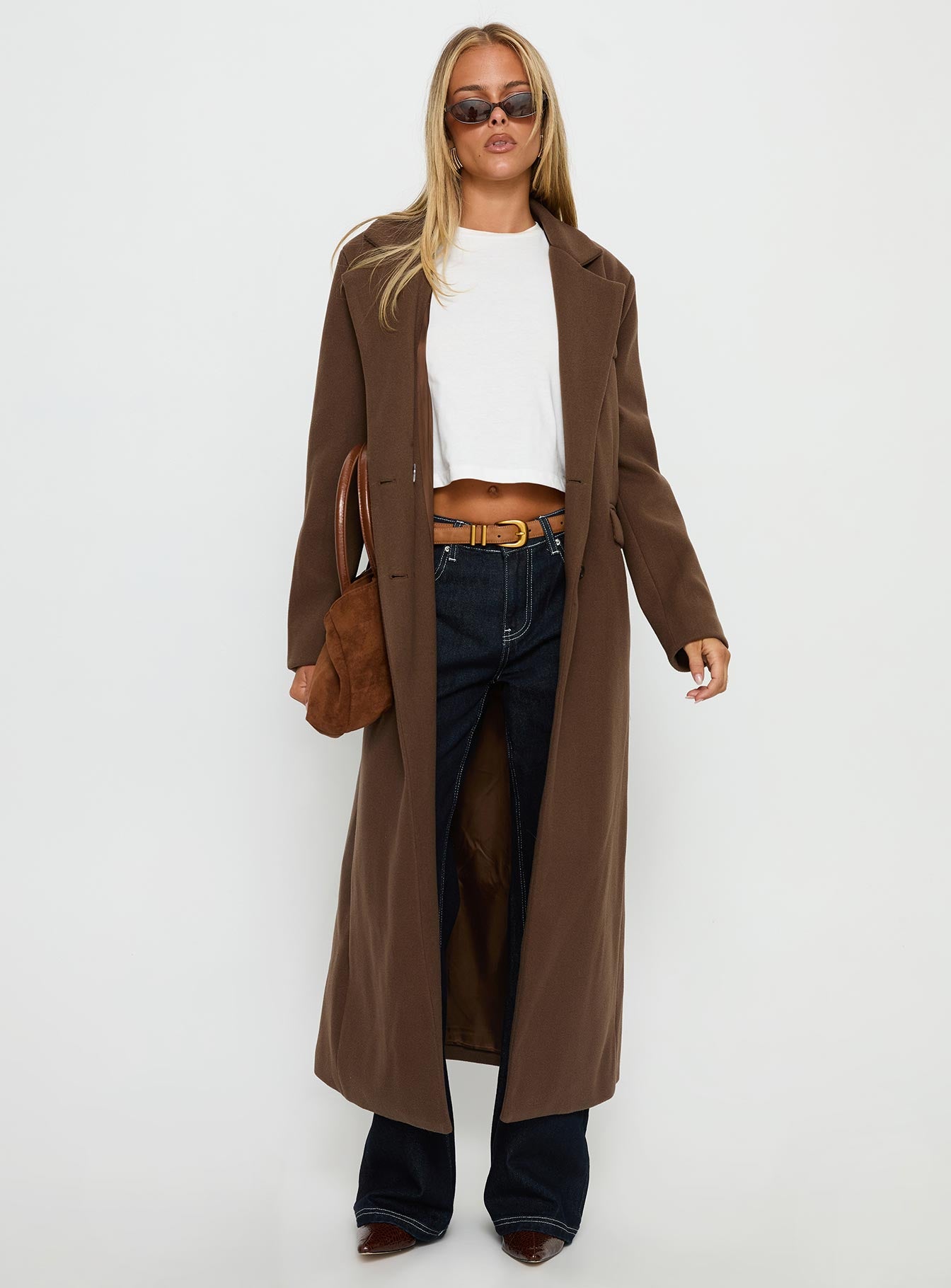 Lovergirl Longline Coat Brown-Vipp Girl