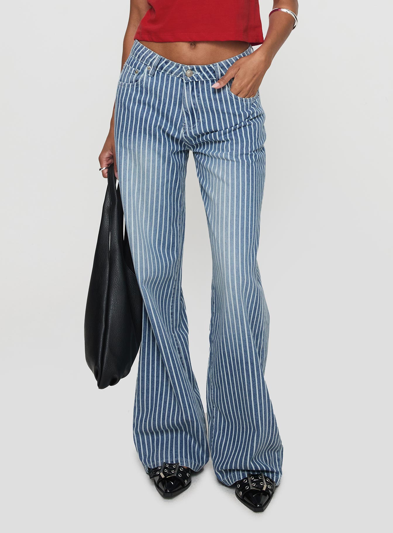 Blaise Jeans Blue Stripe-Vipp Girl