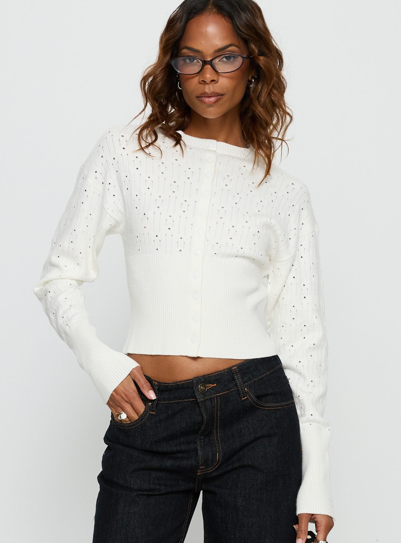 Head In The Clouds Cardigan Cream-Vipp Girl