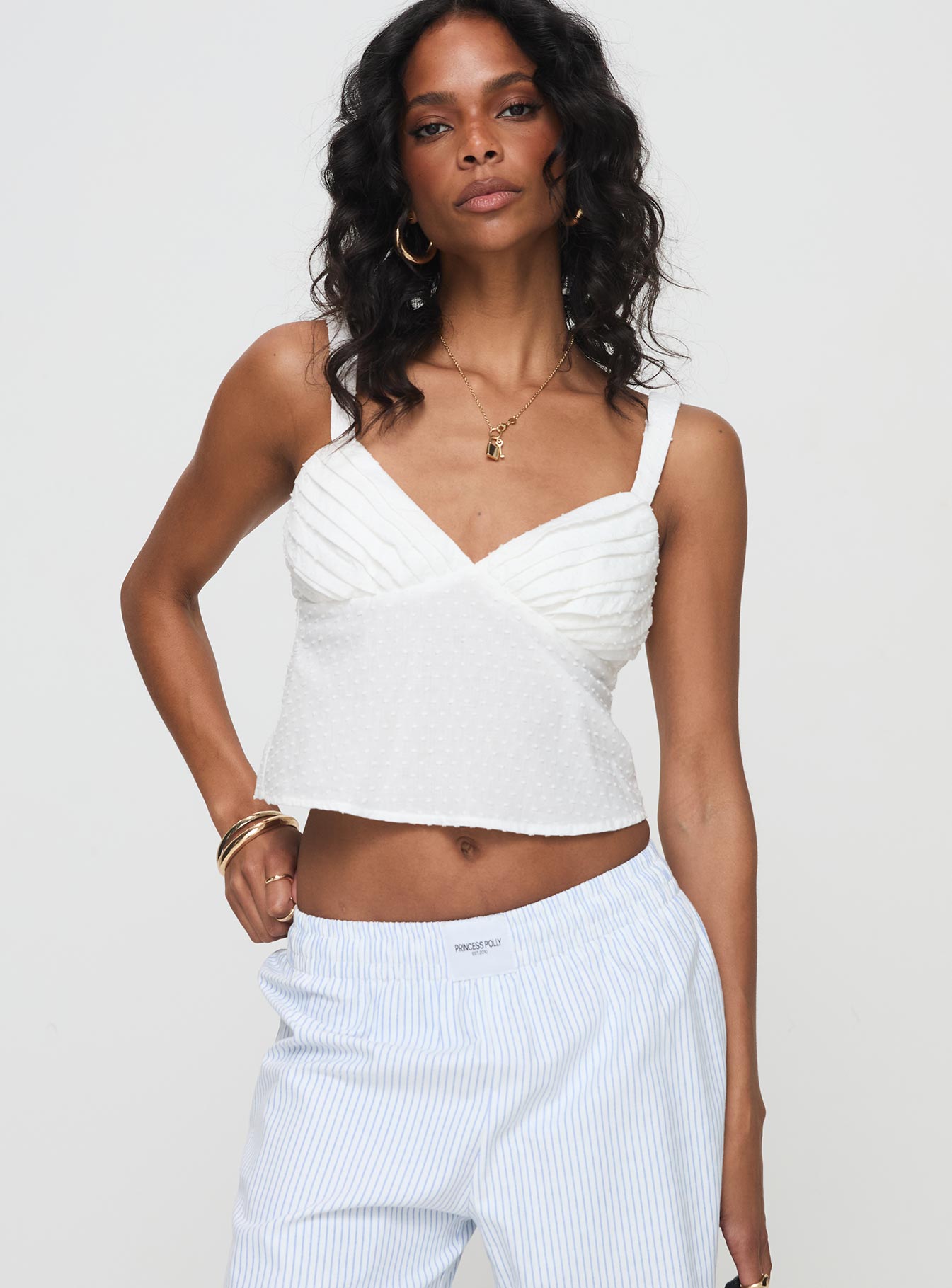 Prevost Cami Top White-Vipp Girl