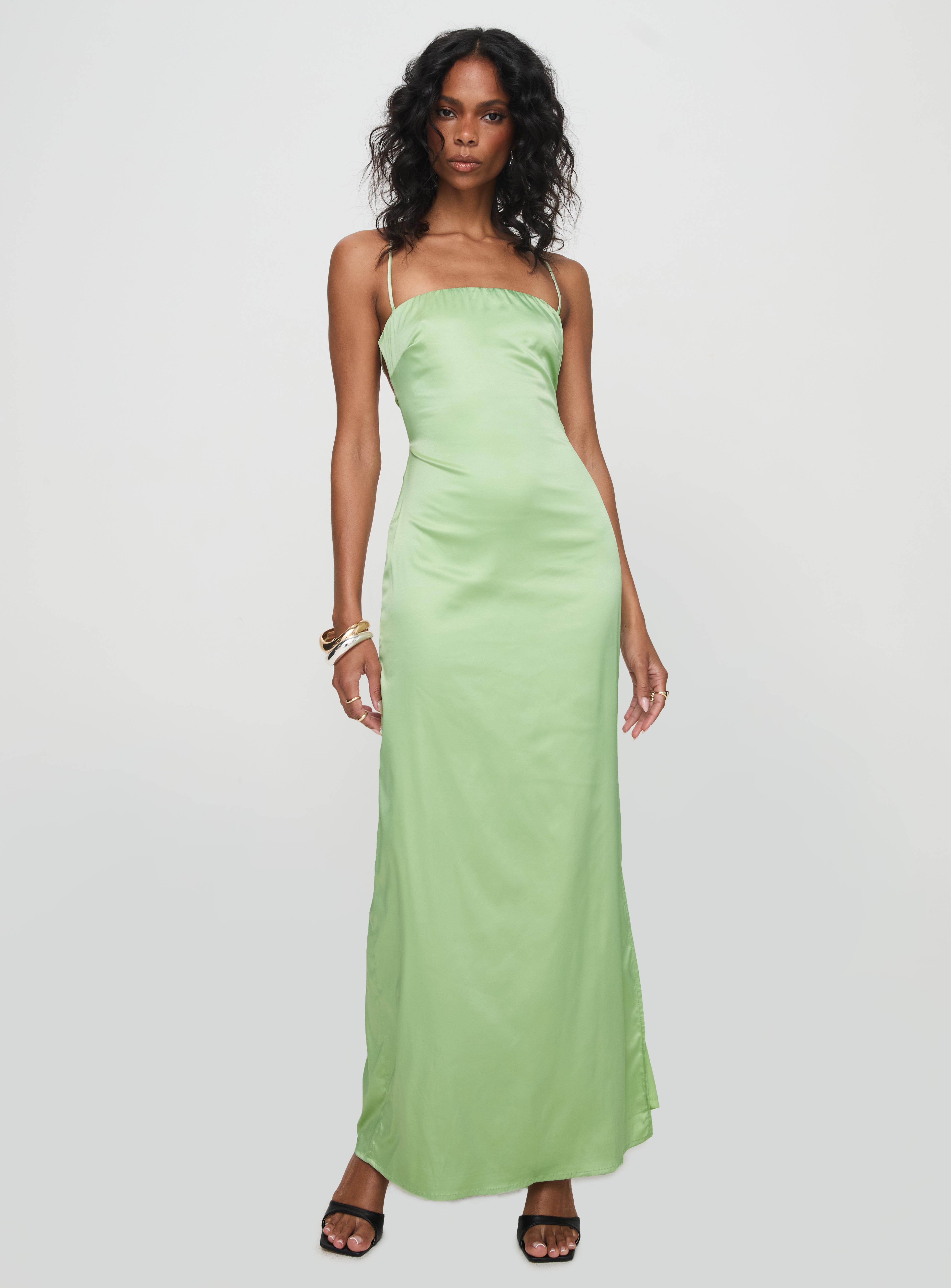 Roselyn Maxi Dress Sage-Vipp Girl