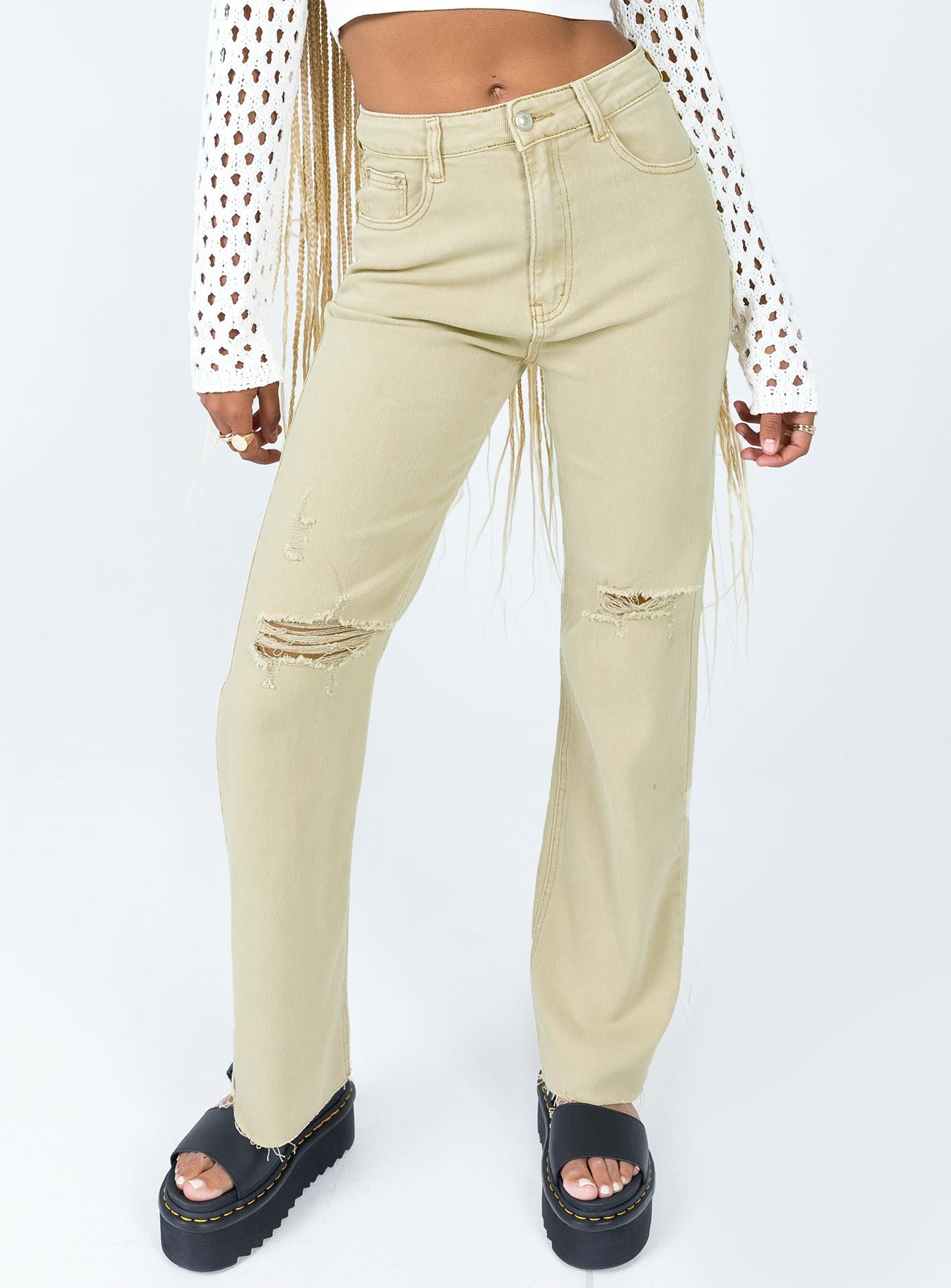 Lou Jeans Beige-Vipp Girl