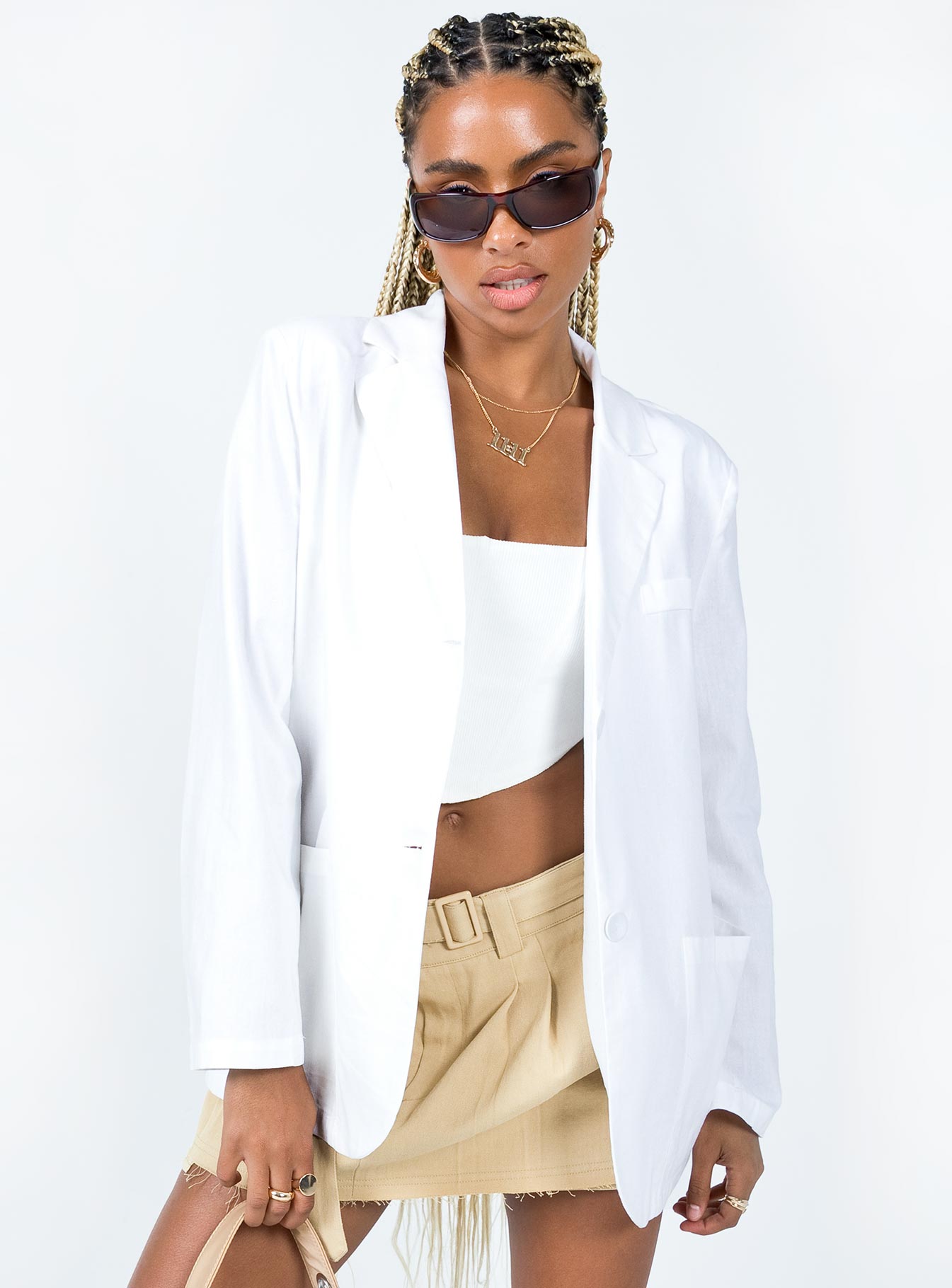 Llyod Blazer White-Vipp Girl