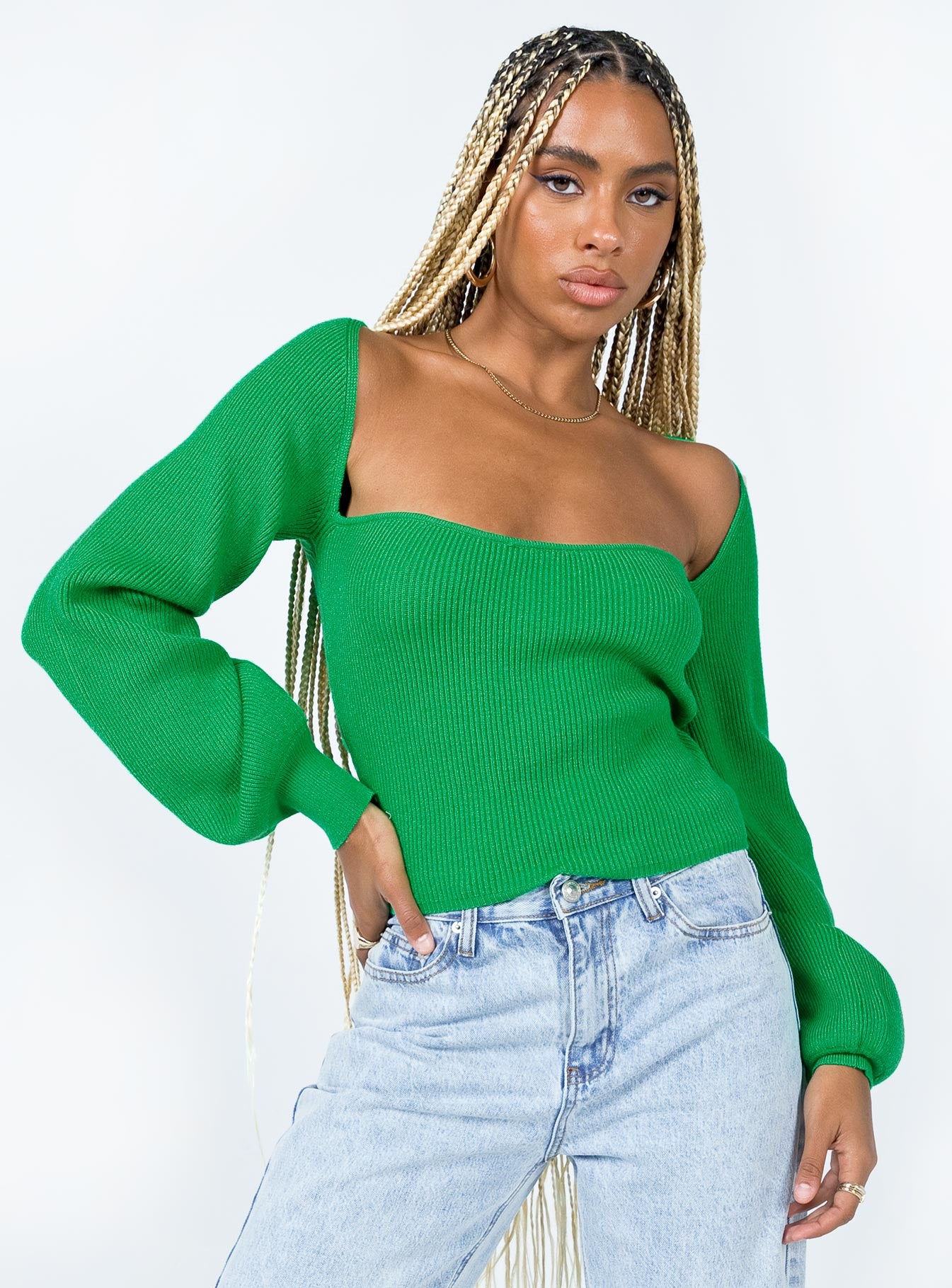 Eliza Sweater Green-Vipp Girl