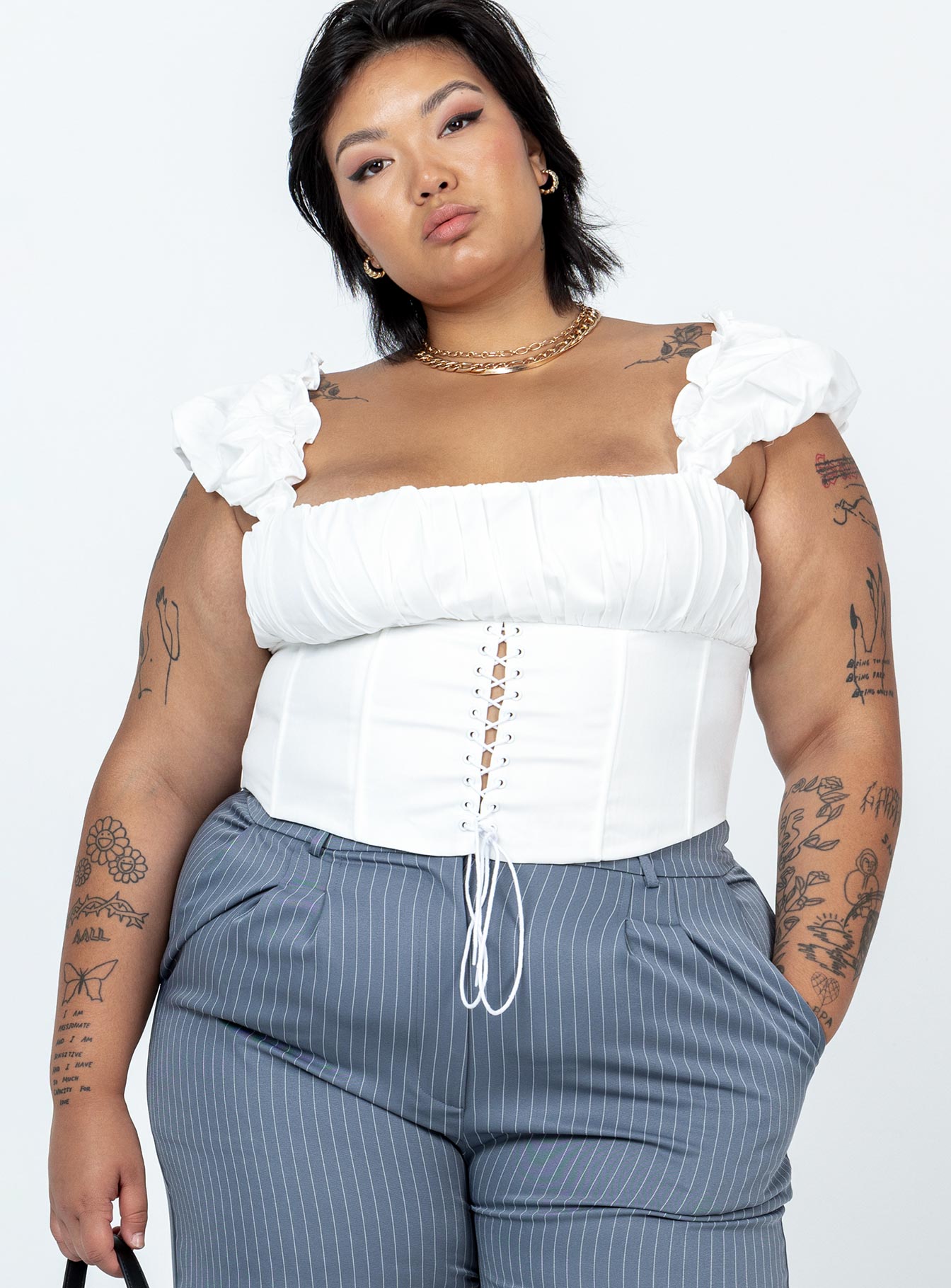 Harry Top White Curve-Vipp Girl