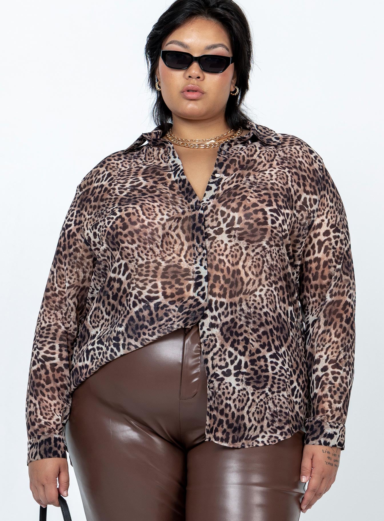Hayden Shirt Leopard Curve-Vipp Girl
