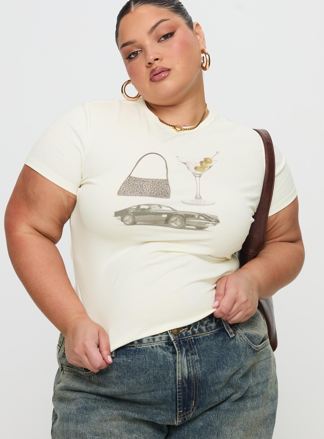 Marseille Manners Graphic Top Cream-Vipp Girl