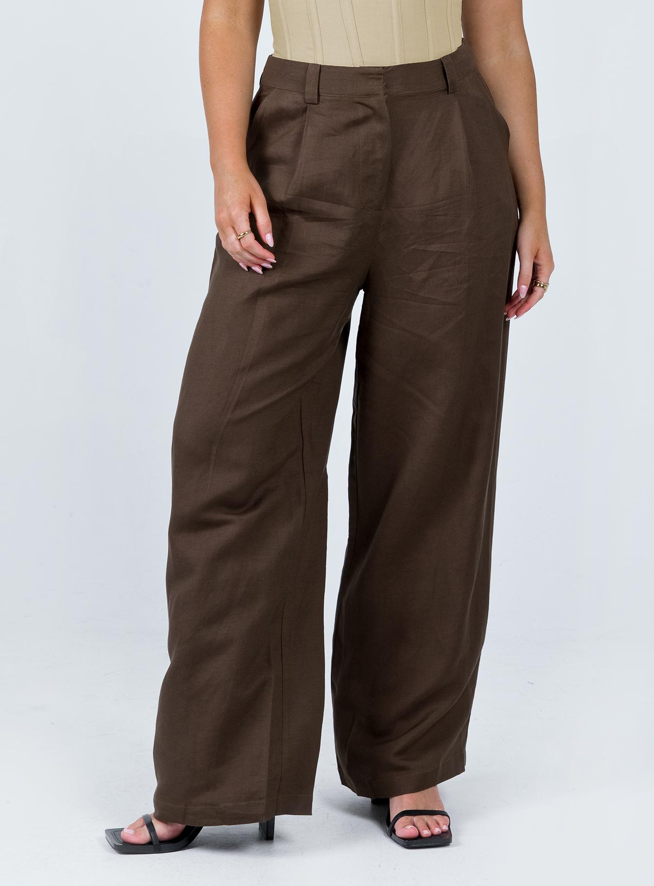 La Quinta Pant Dark Chocolate-Vipp Girl
