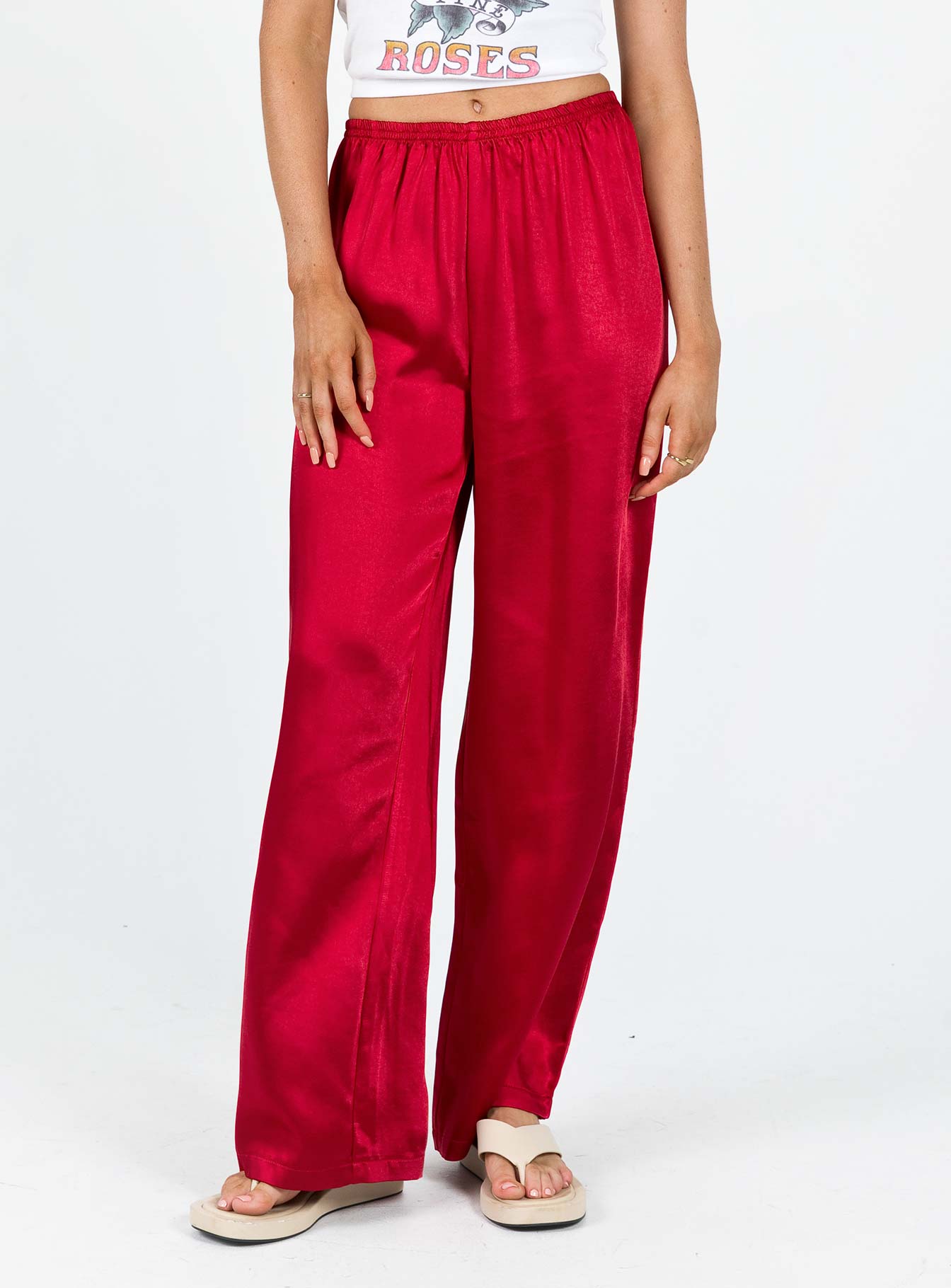 Nixie Pants Red-Vipp Girl