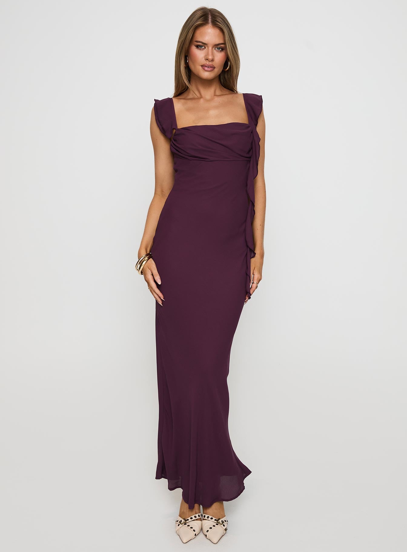 Lanai Maxi Dress Plum-Vipp Girl