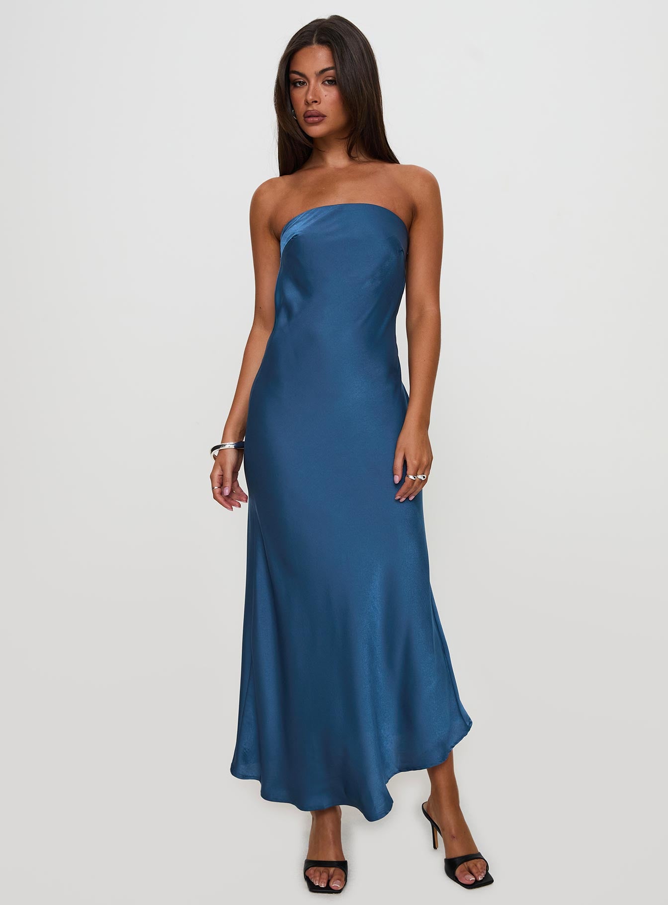 Haley Maxi Dress Mid Blue-Vipp Girl