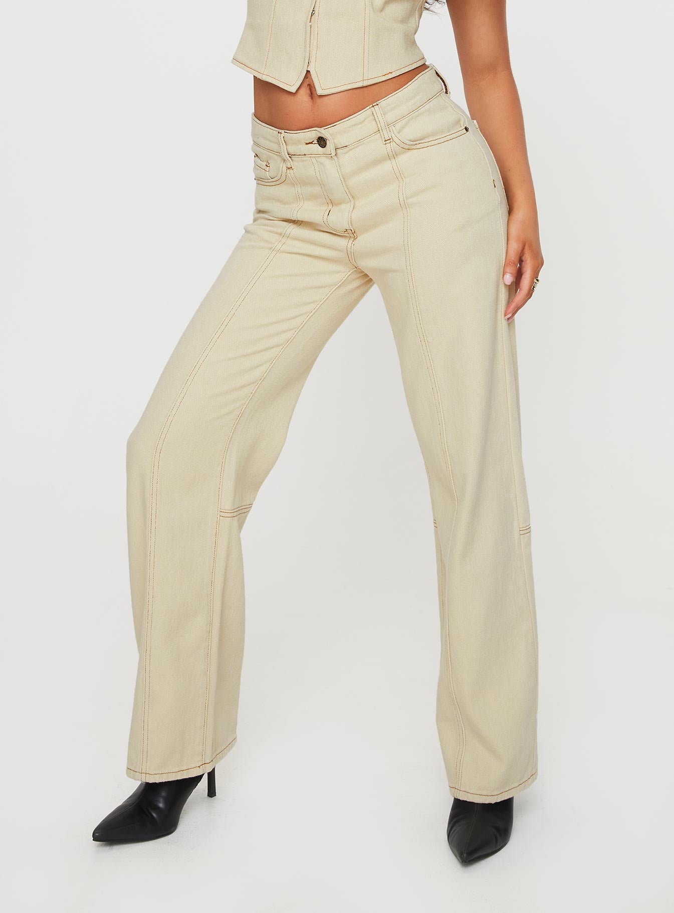 Dawson Jeans Ecru-Vipp Girl