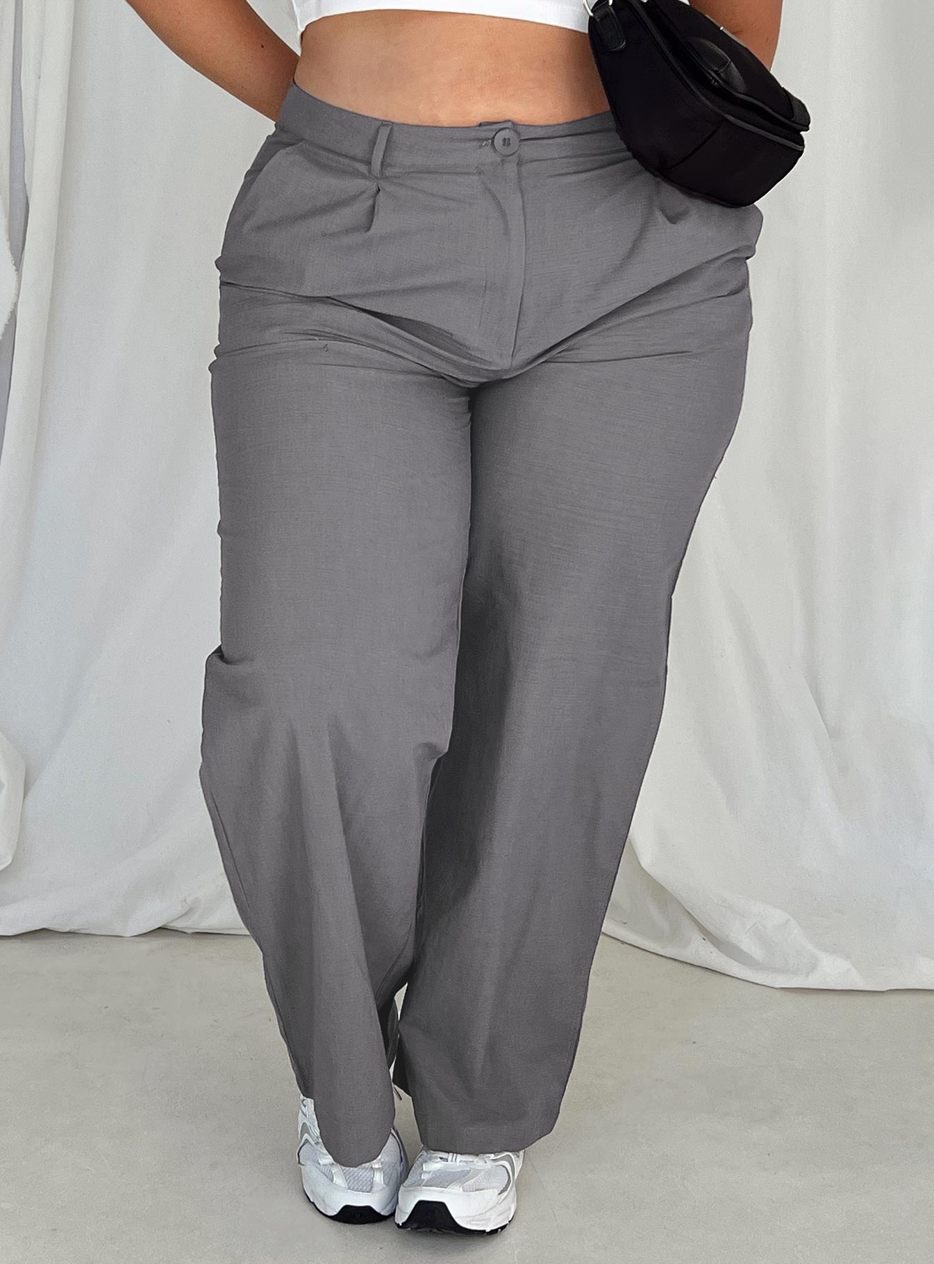 Betsy Pants Grey Curve-Vipp Girl