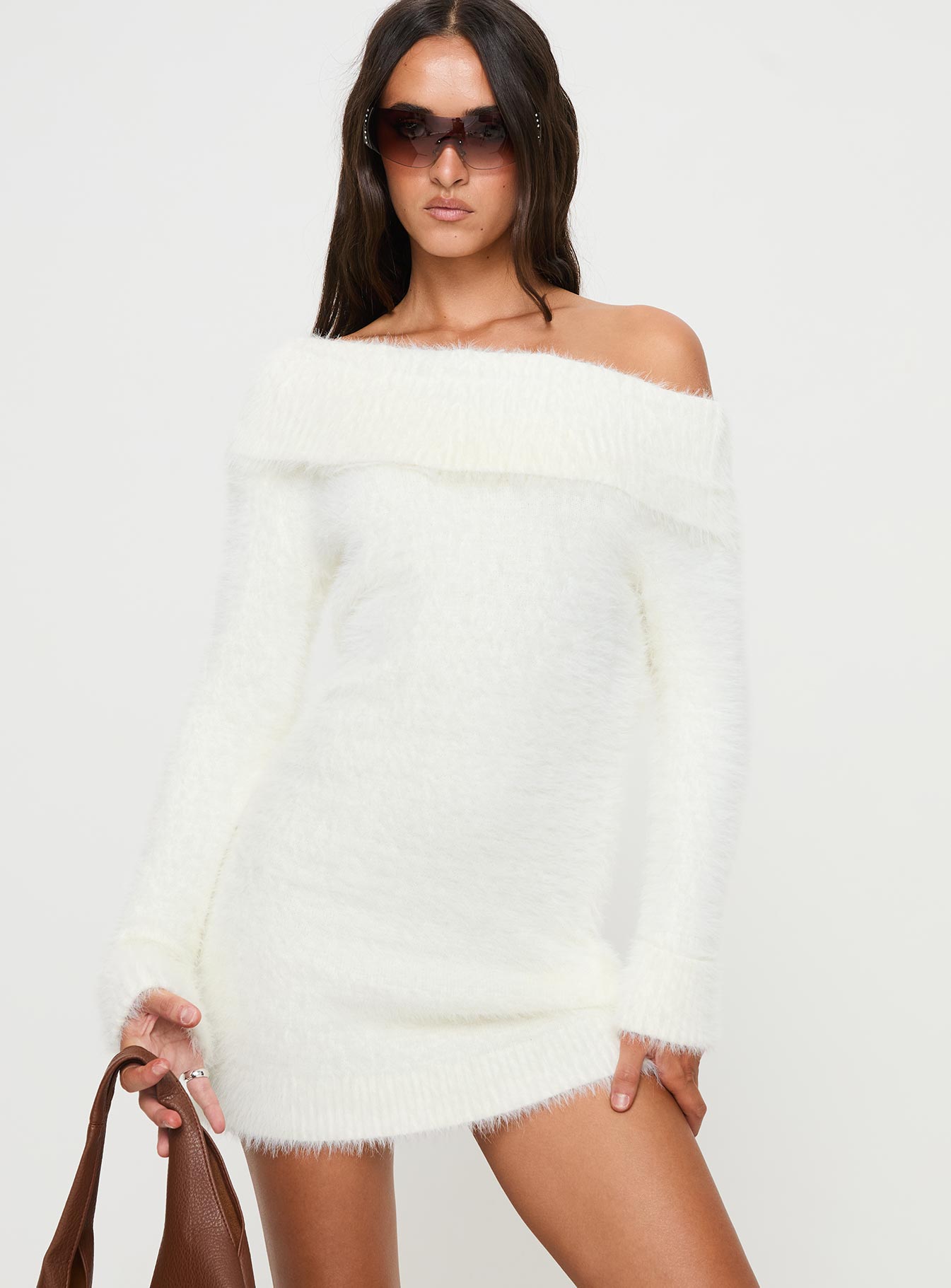 Buchen Sweater Dress White-Vipp Girl