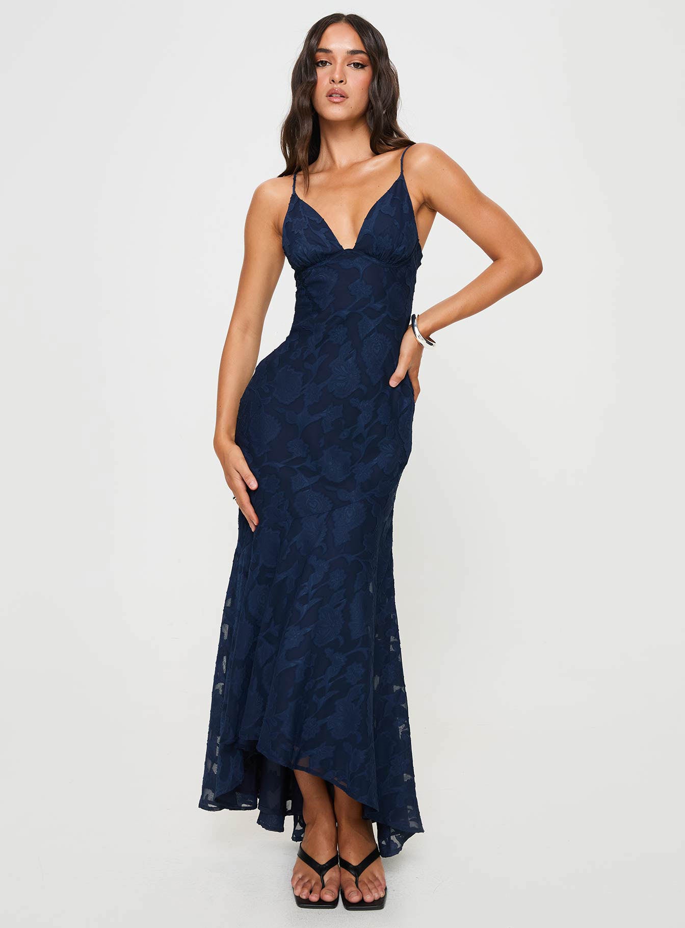 Cyrene Maxi Dress Navy-Vipp Girl