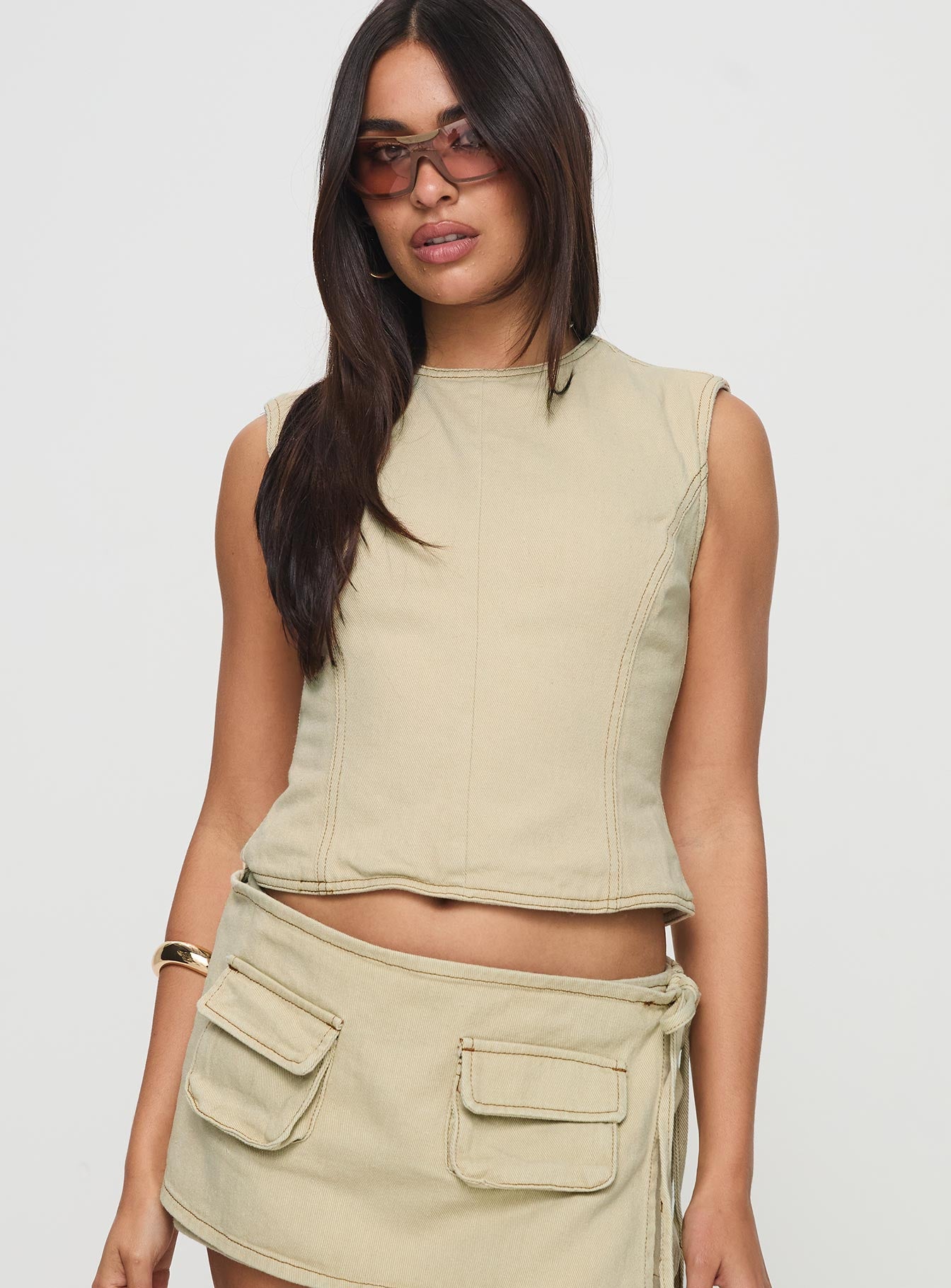 Countryside Top Ecru-Vipp Girl