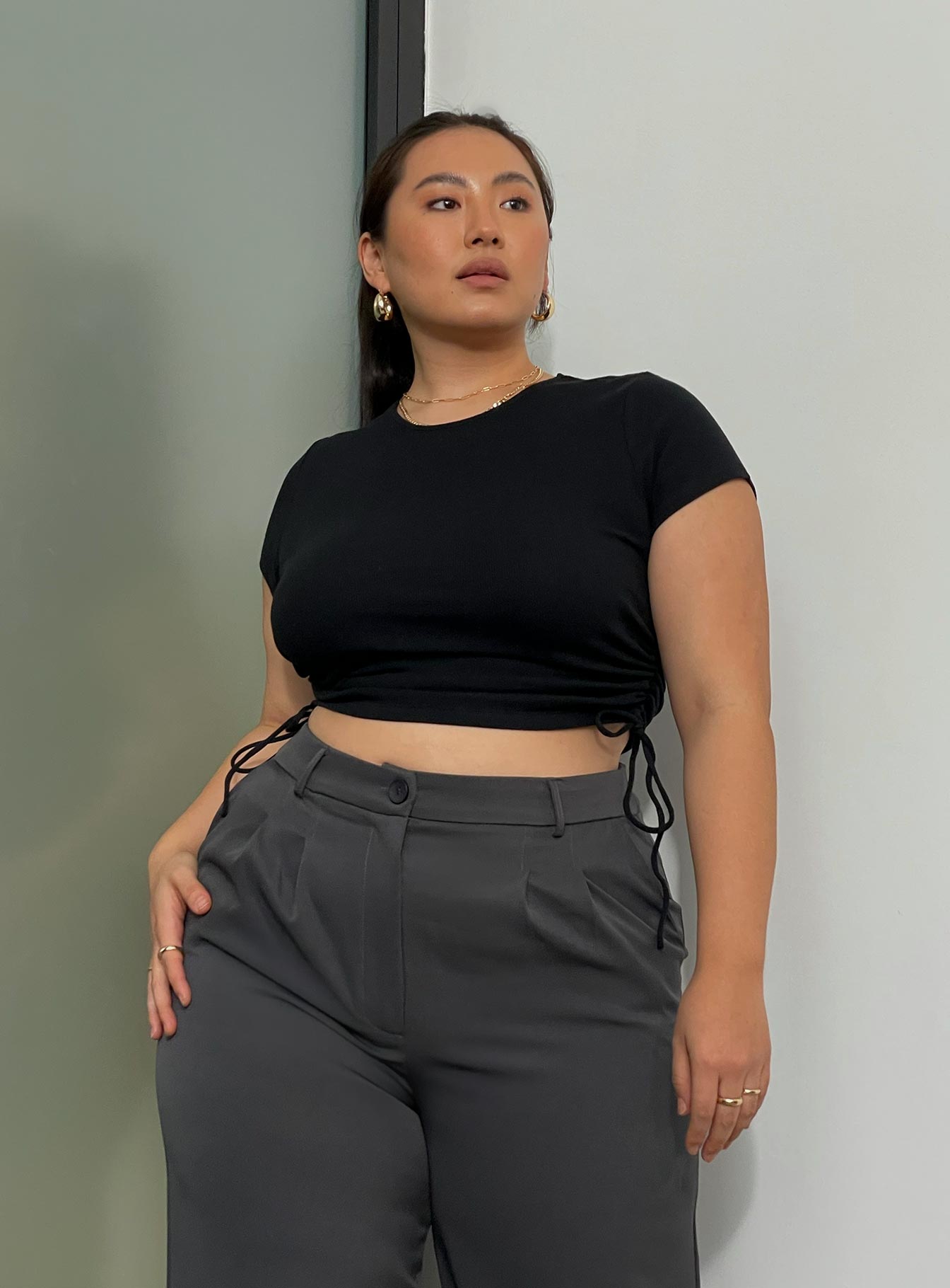 Evant Tee Black Curve-Vipp Girl