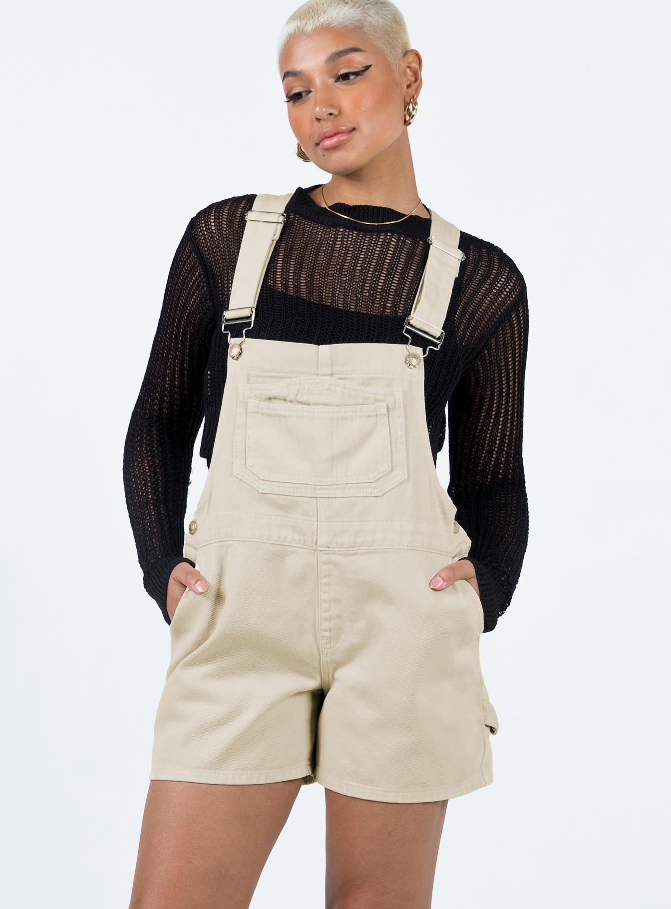 Foresta Oversized Overalls Cream-Vipp Girl