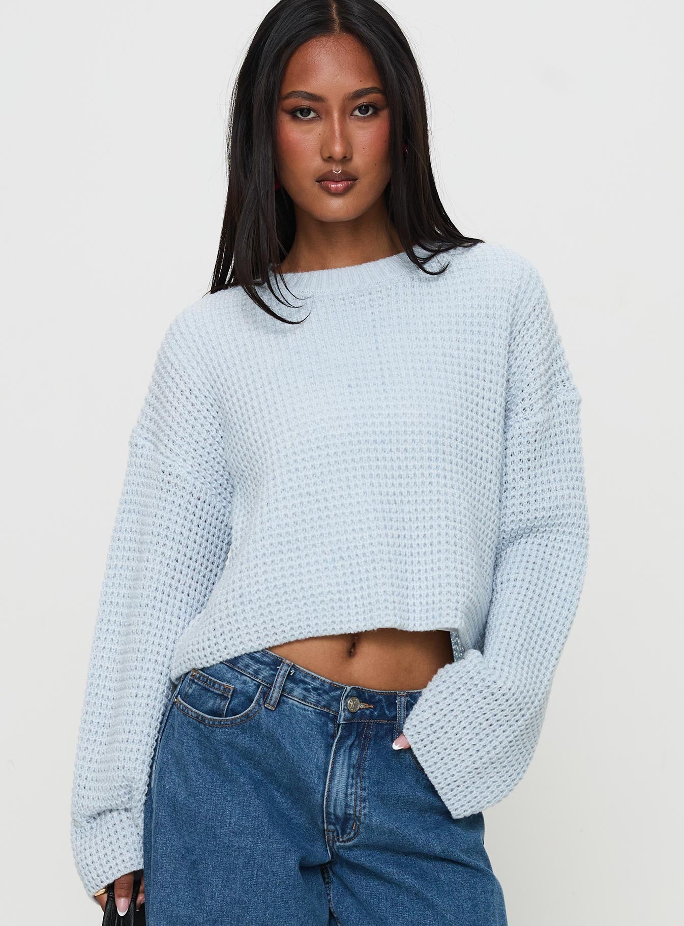Elinda Knit Sweater Blue-Vipp Girl