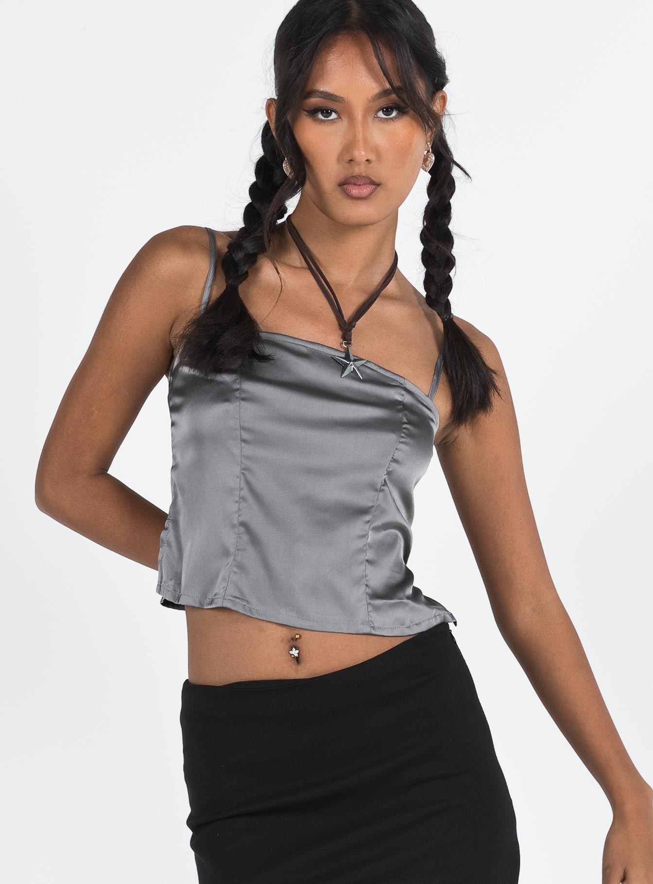 Creswick Top Grey-Vipp Girl