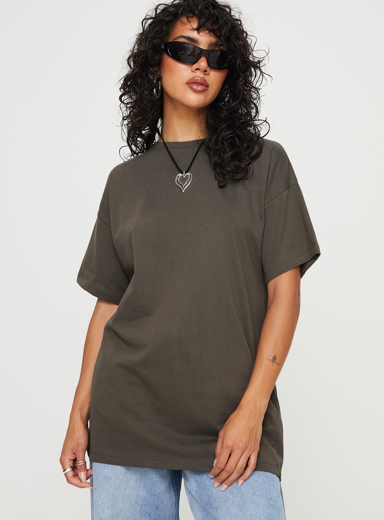 Luck 777 Oversized Tee Black-Vipp Girl