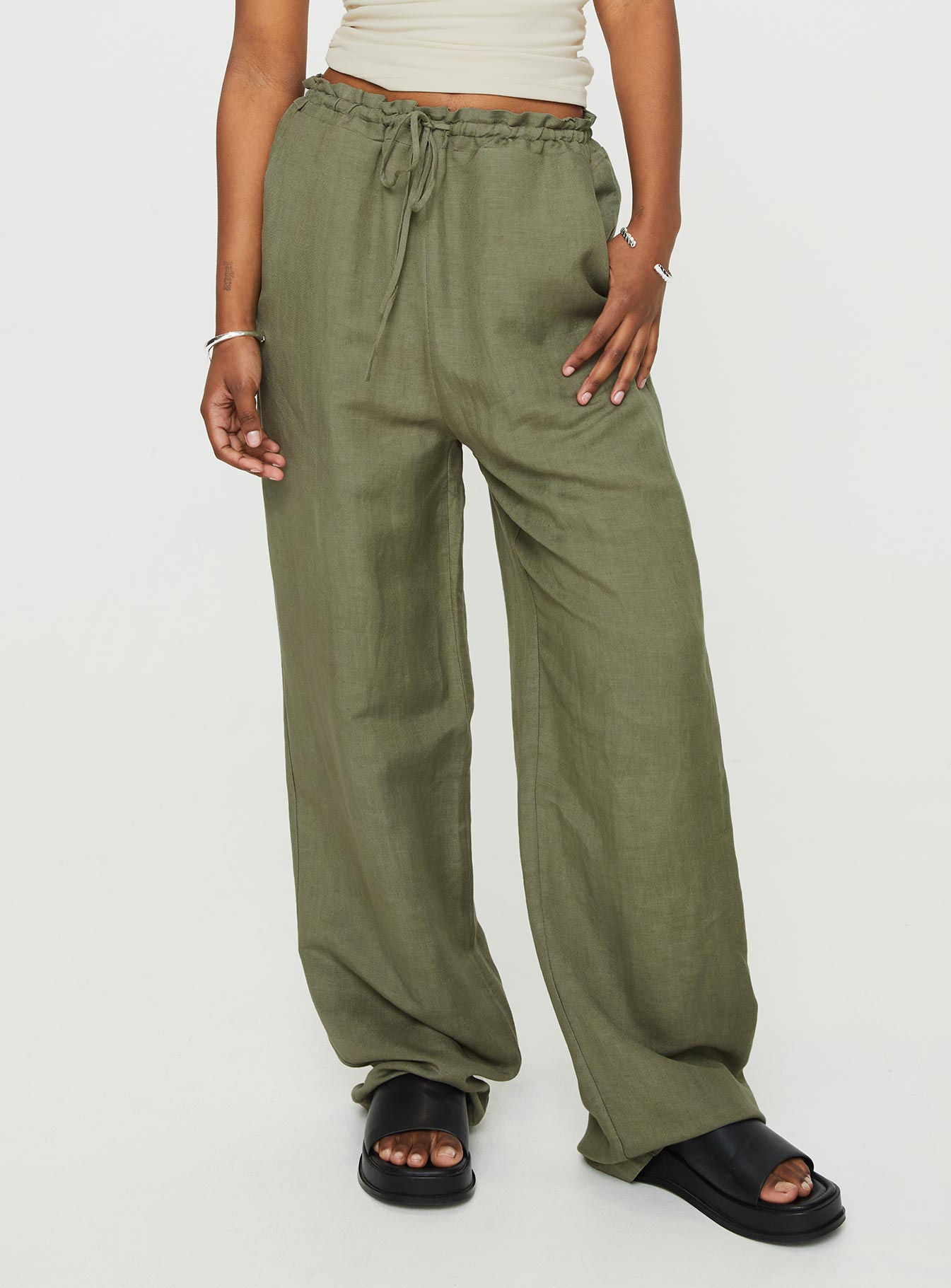 La Palma Pants Khaki-Vipp Girl
