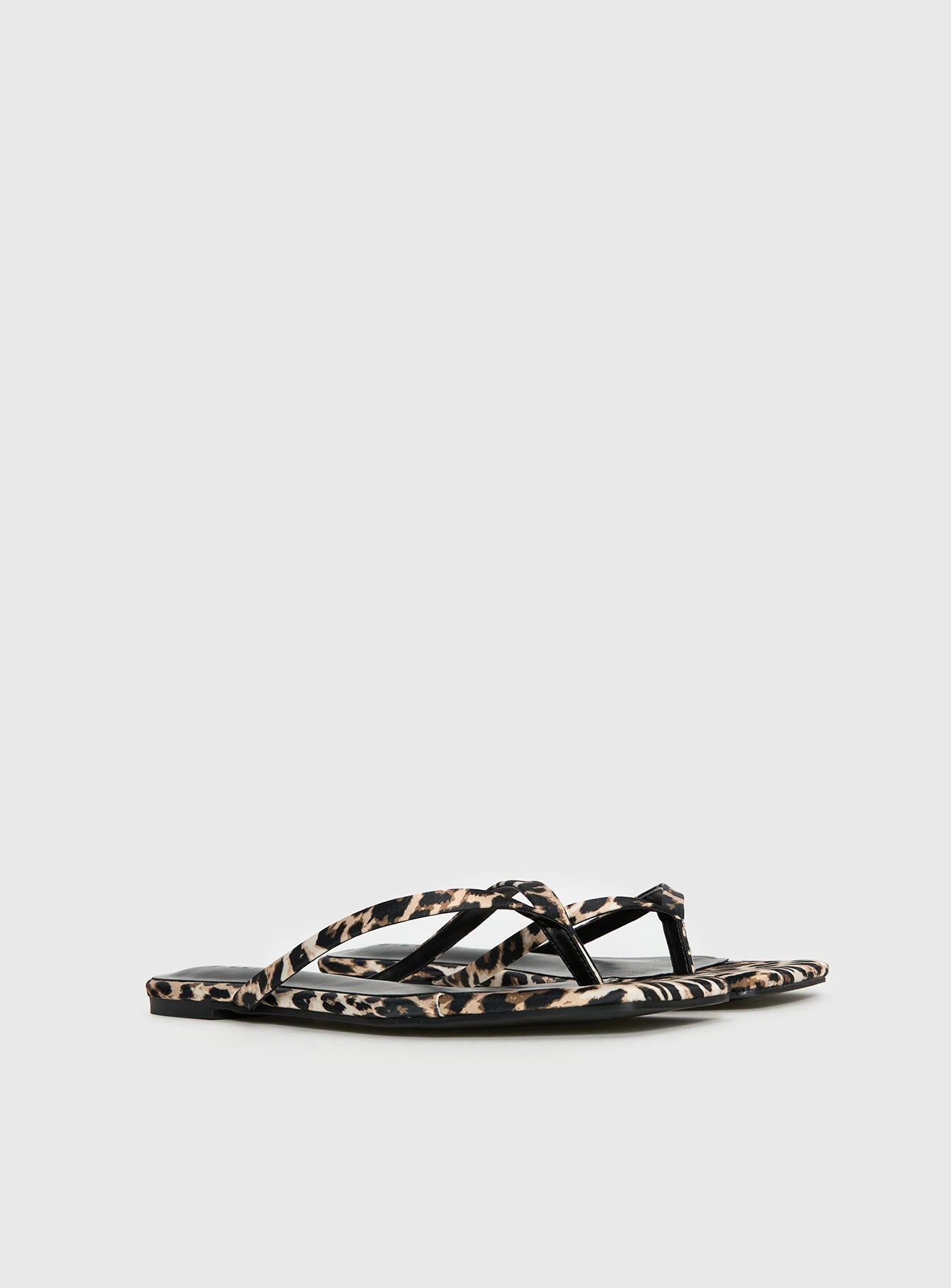 Billini Tove Sandals Leopard Satin-Vipp Girl