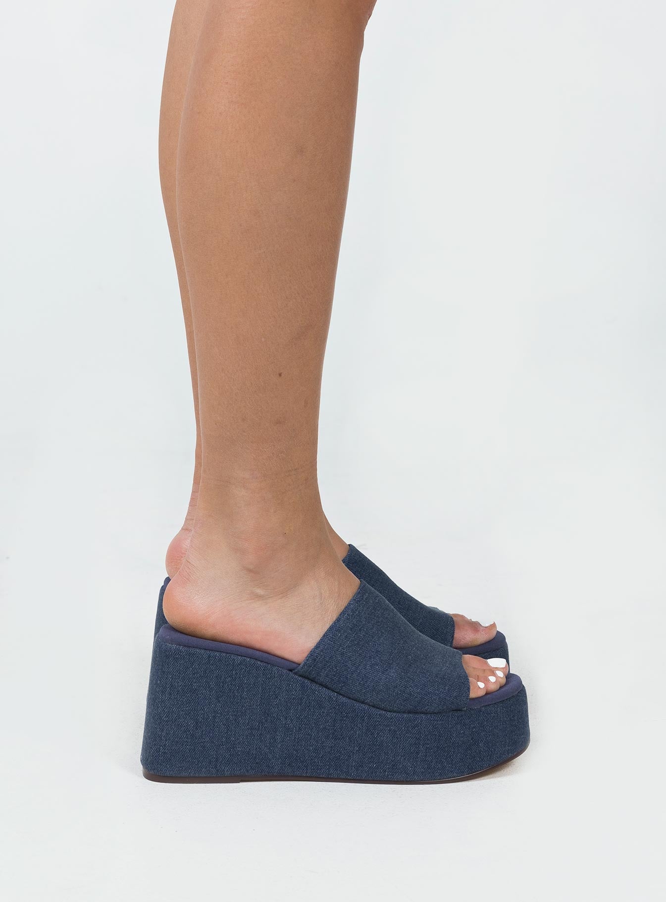 Broca Platform Sandal Dark Denim-Vipp Girl