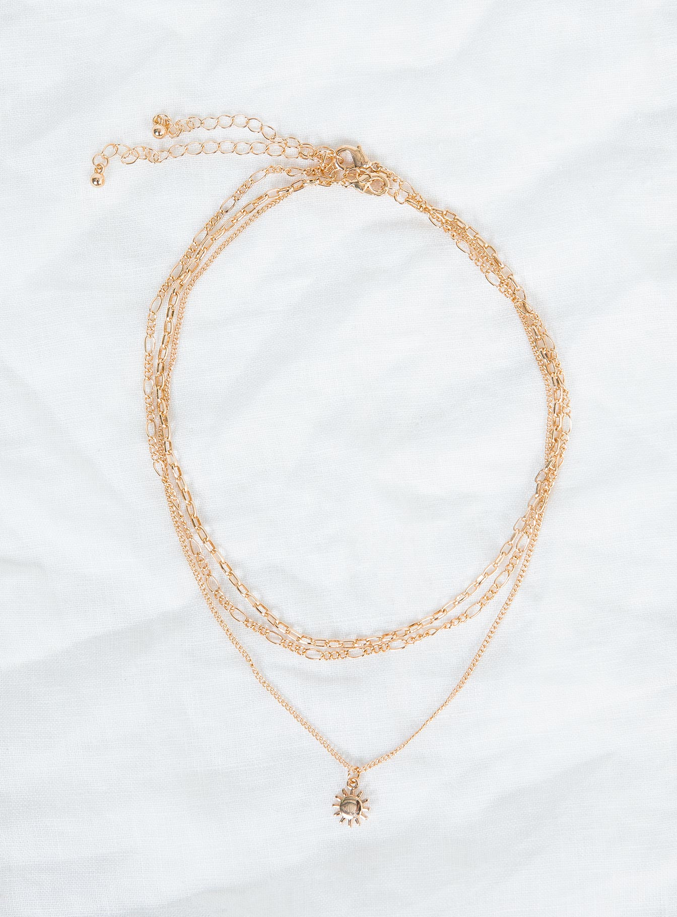 Dainty Sun Necklace Set-Vipp Girl