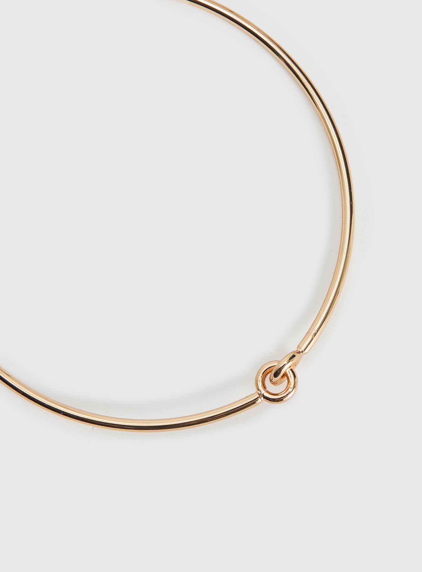 Most Wanted Knot Detail Necklace Gold-Vipp Girl