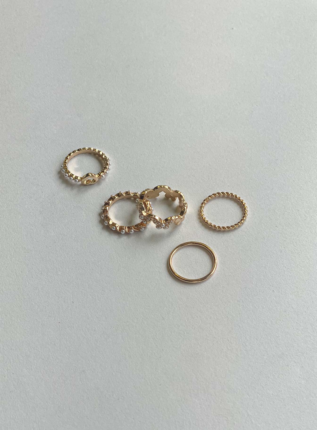 Osmond Ring Pack Gold-Vipp Girl