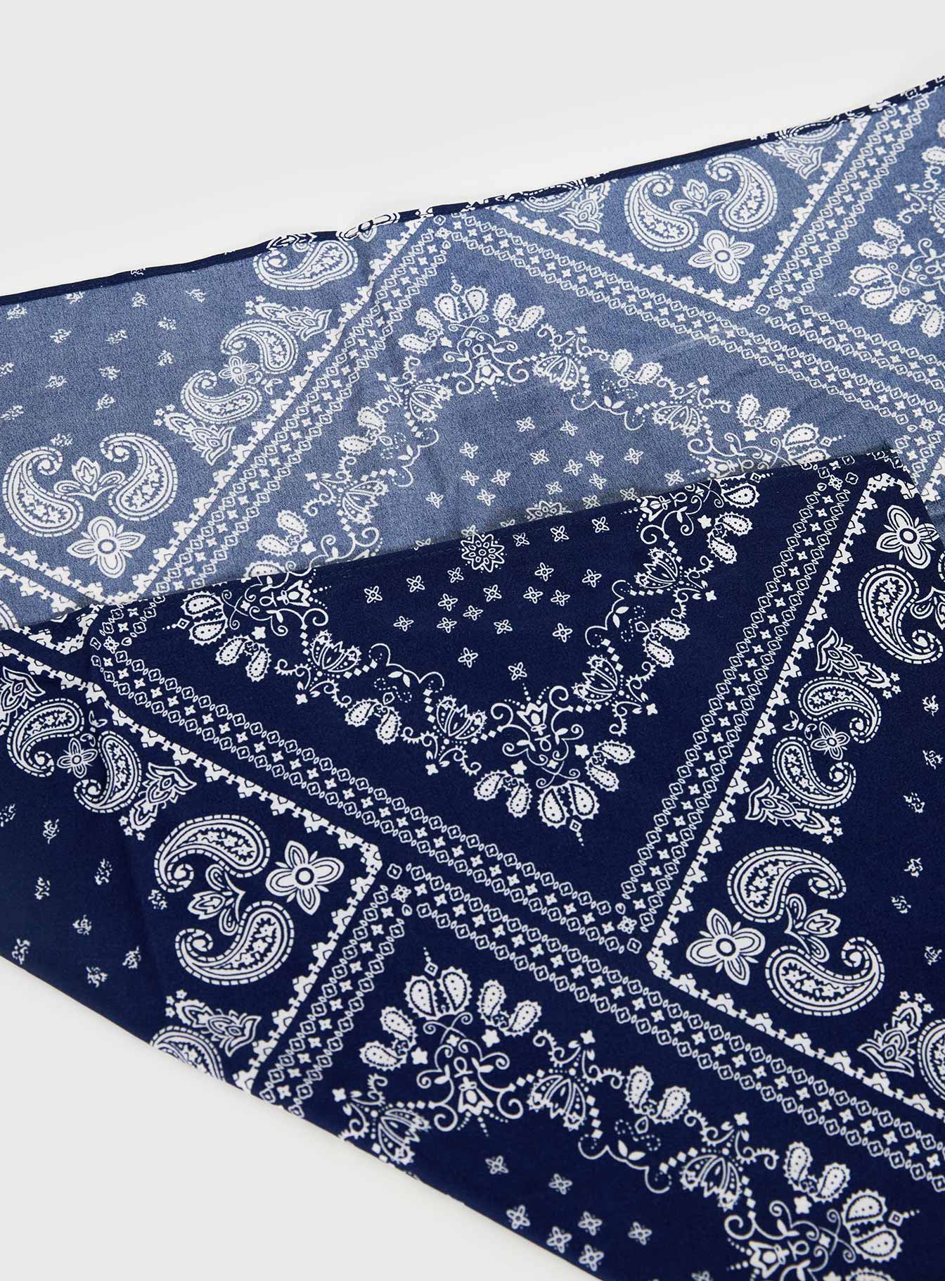 Bonbon Scarf Navy Paisley-Vipp Girl