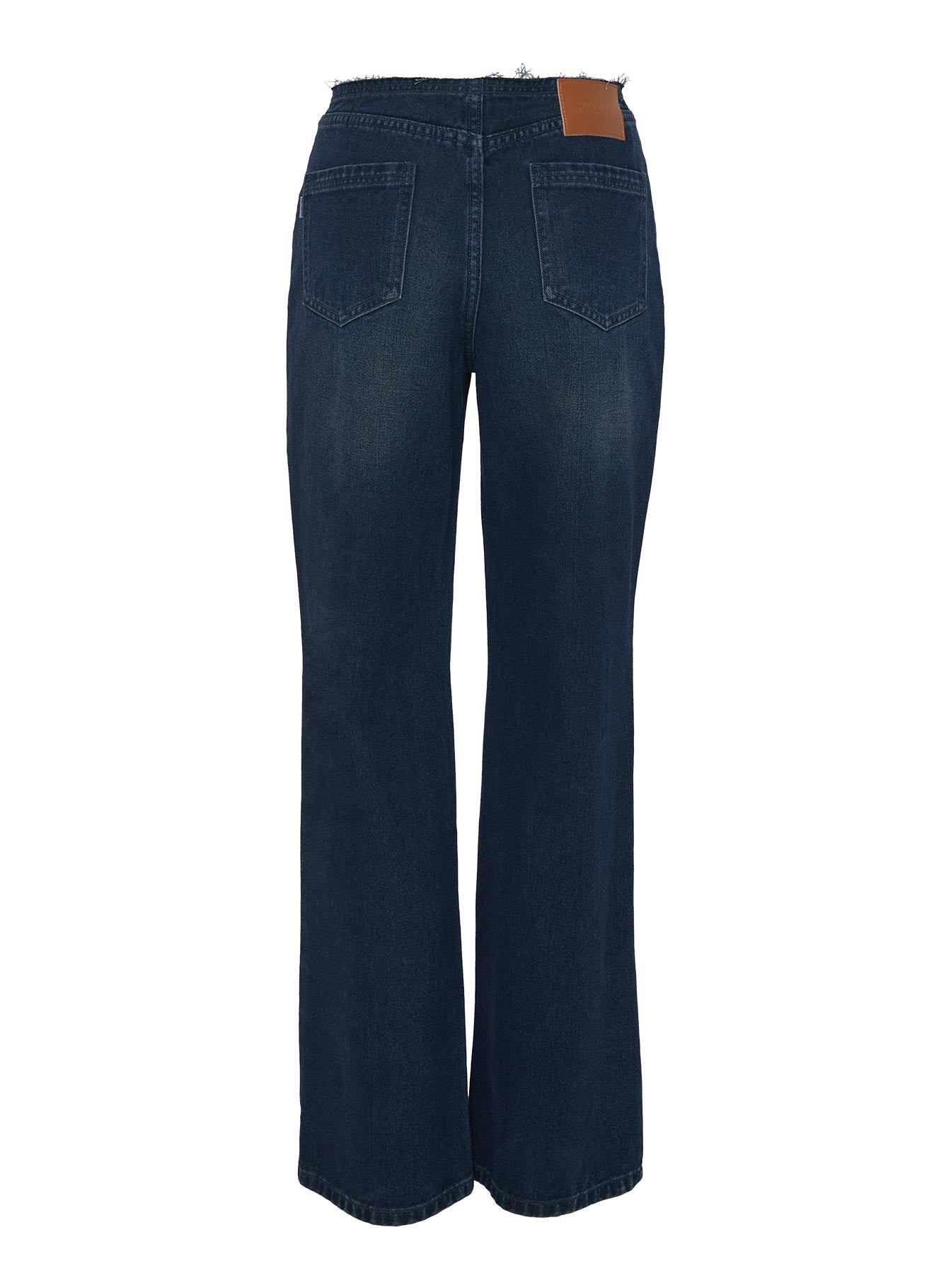 California King Mid Rise Straight Leg Jeans Dark Blue-Vipp Girl