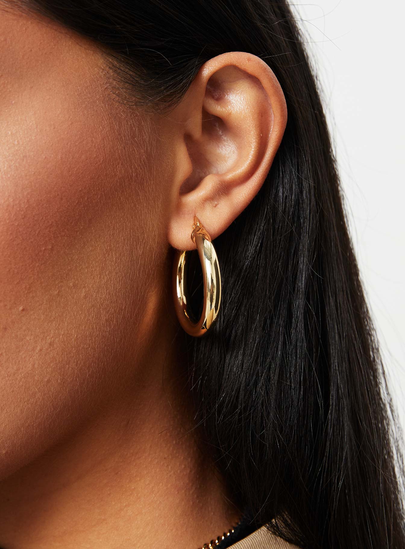 Drysdale Gold Plated Hoop Earrings Gold-Vipp Girl
