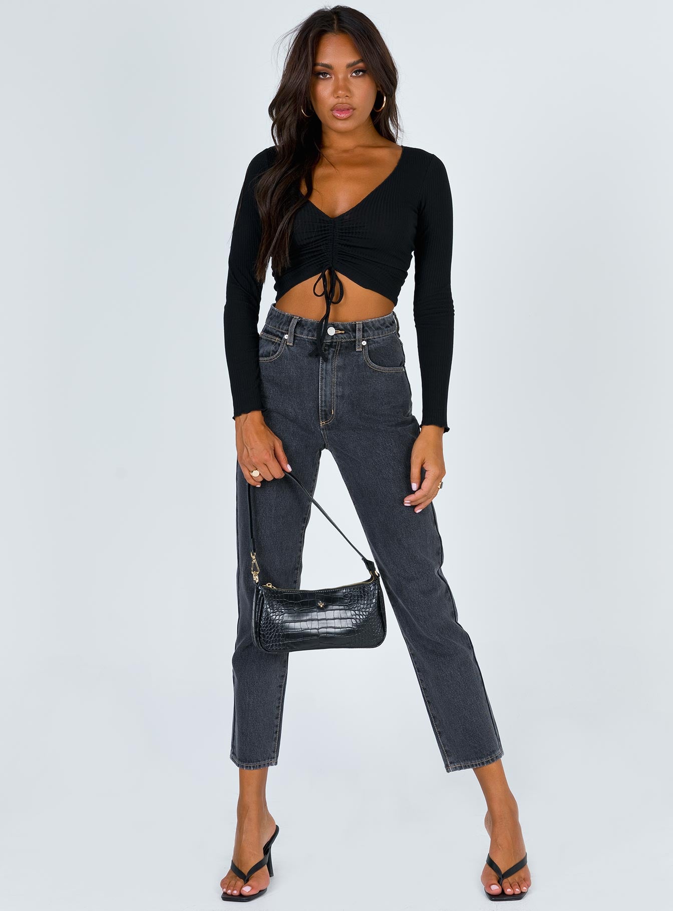 Pinch Me Top Black-Vipp Girl