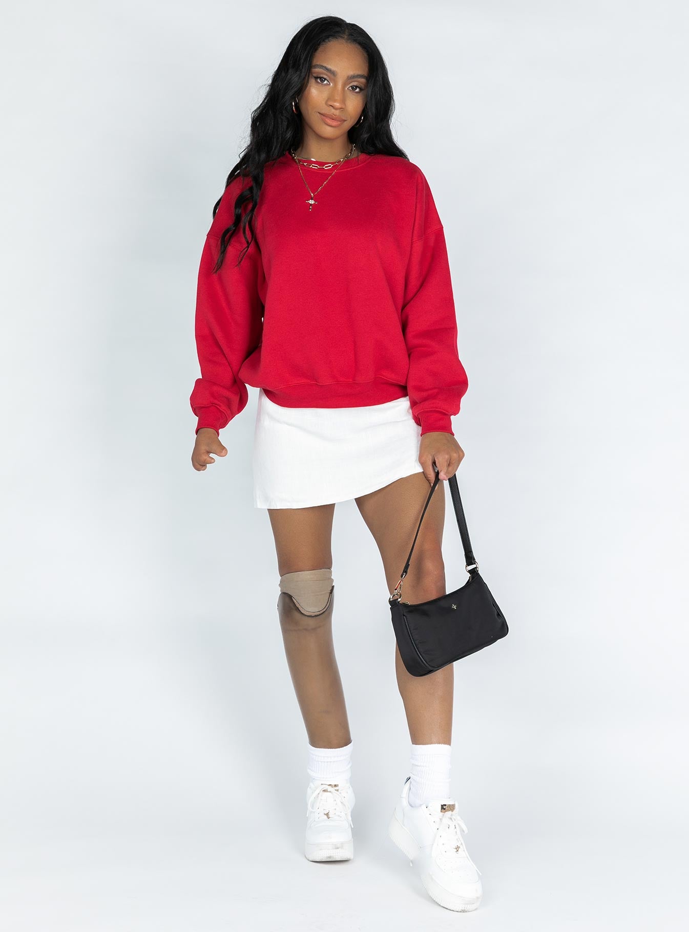 Charlotte Crewneck Sweatshirt Red-Vipp Girl